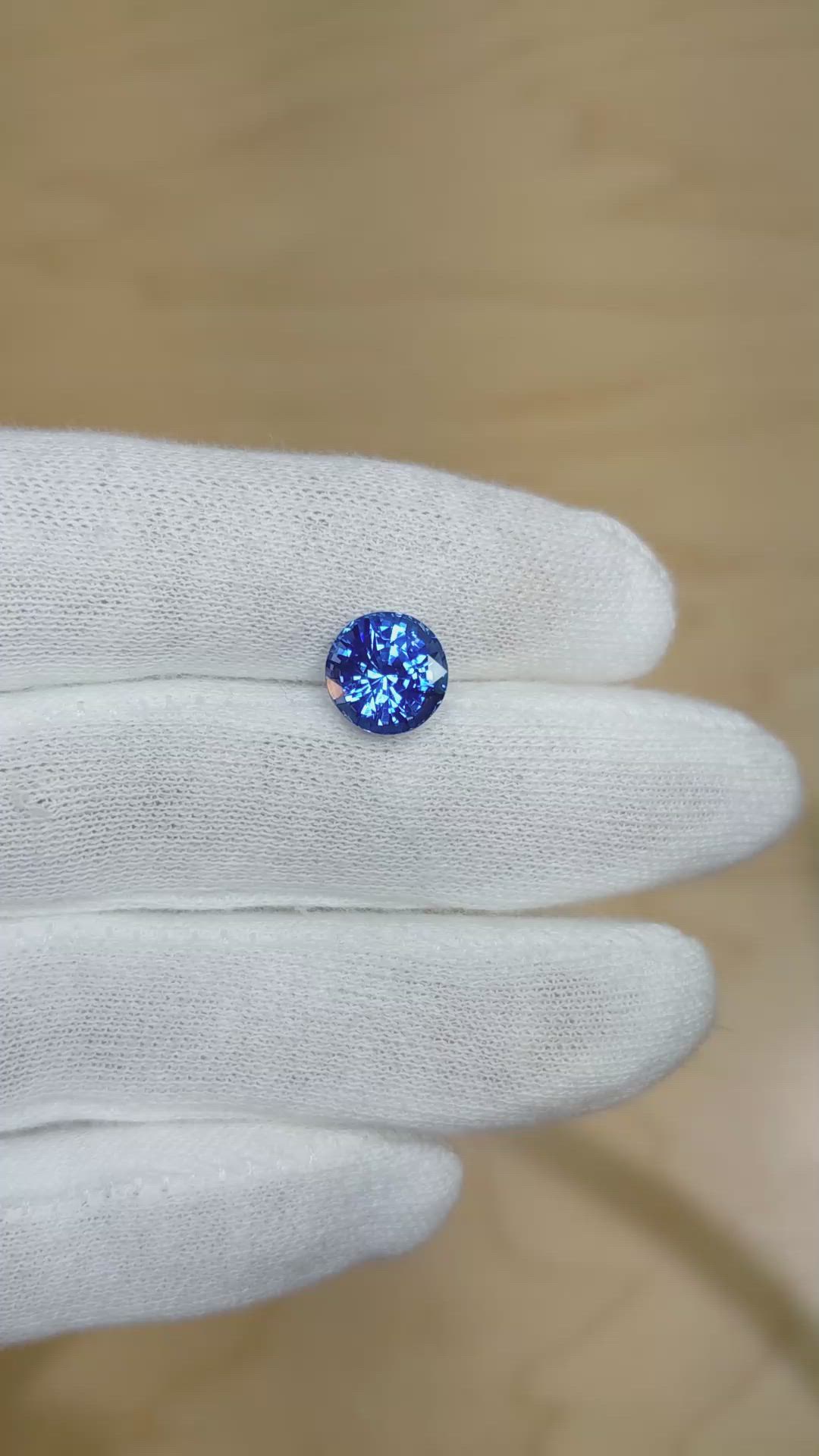 4.10 Ct. Blue Sapphire from Madagascar Size Video