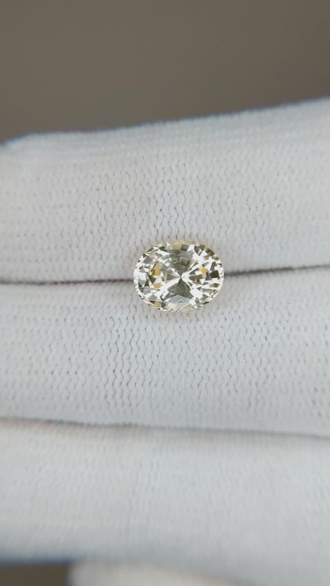 1.76 Ct. Yellow Sapphire from Ceylon (Sri Lanka) Size Video