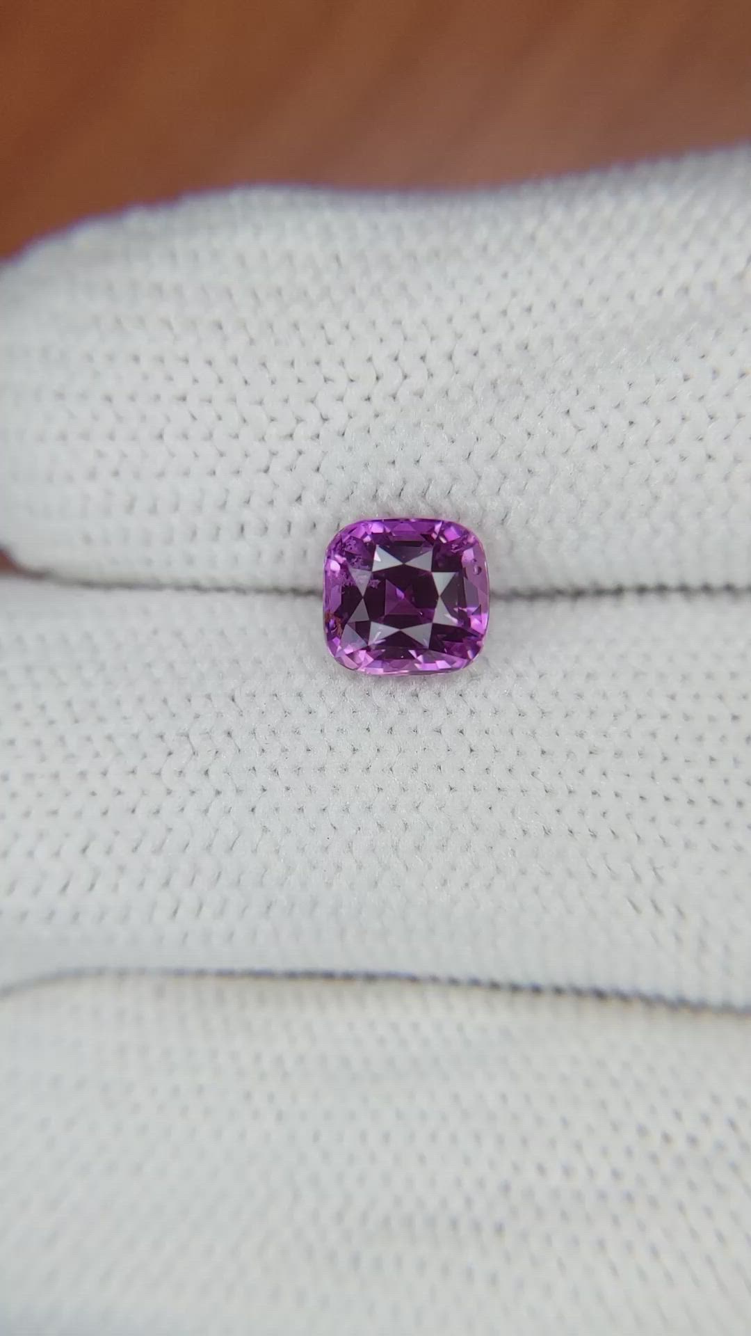 1.66 Ct. Purple Sapphire from Madagascar Size Video