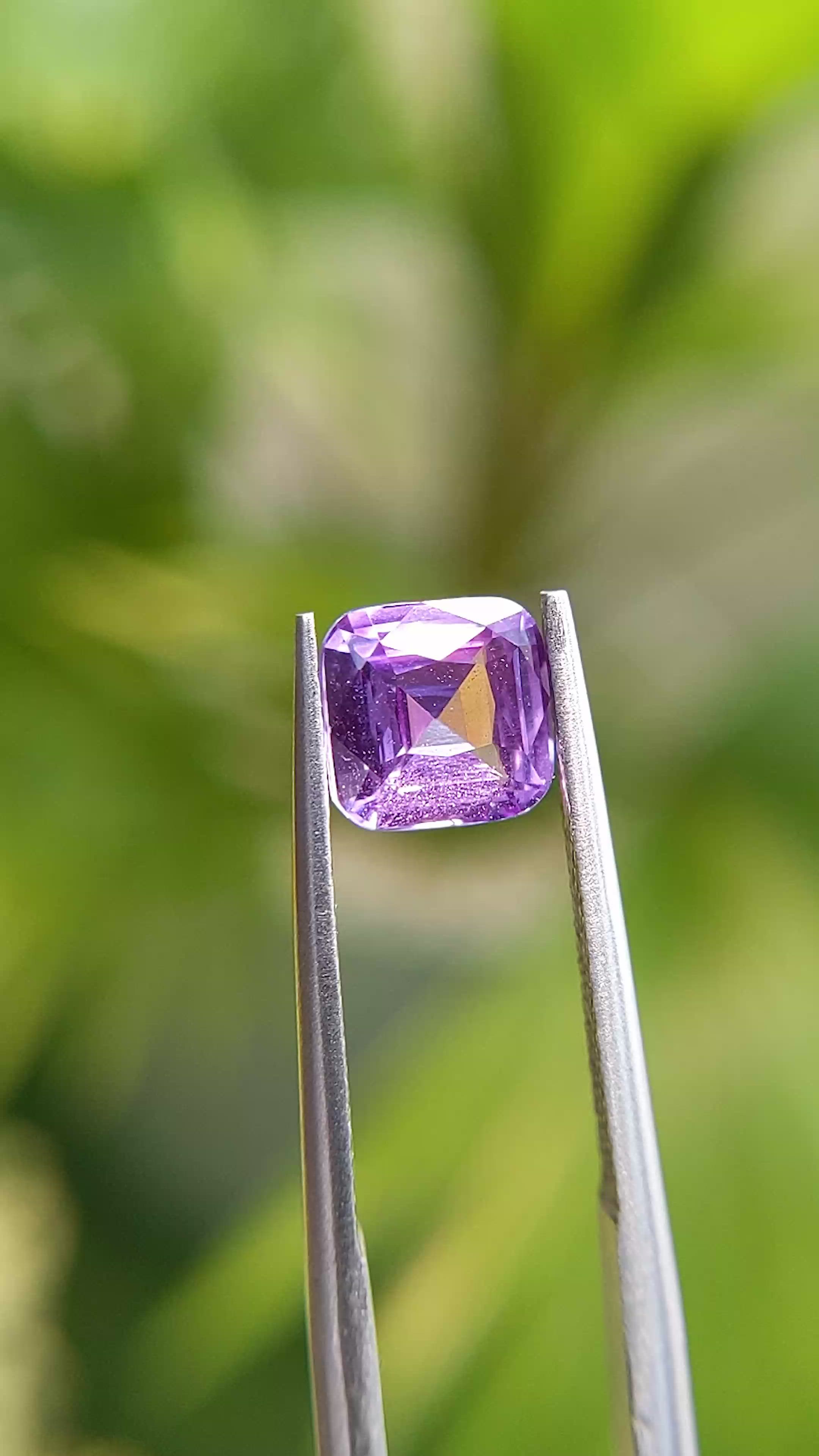 1.51 Ct. Pink Sapphire from Ceylon (Sri Lanka) Size Video