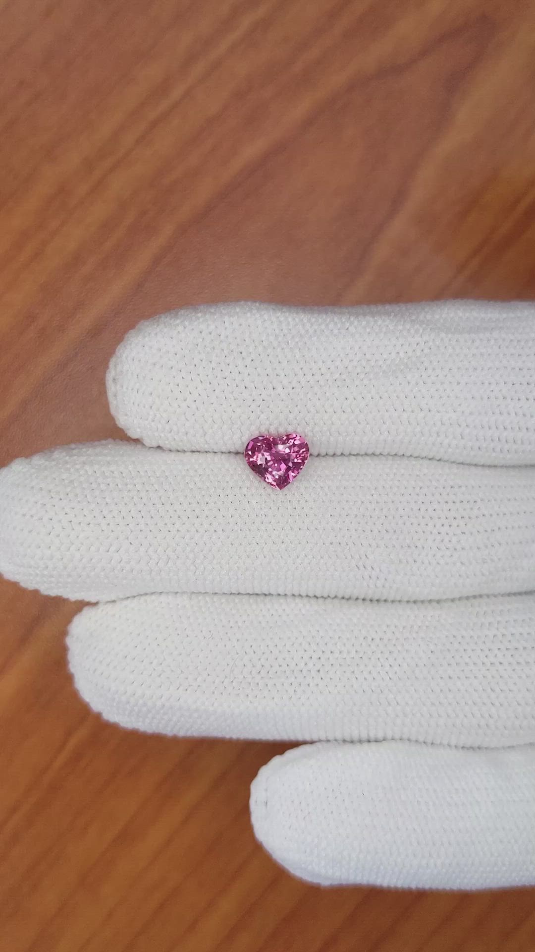 1.25 Ct. Purplish Pink Sapphire from Madagascar Size Video