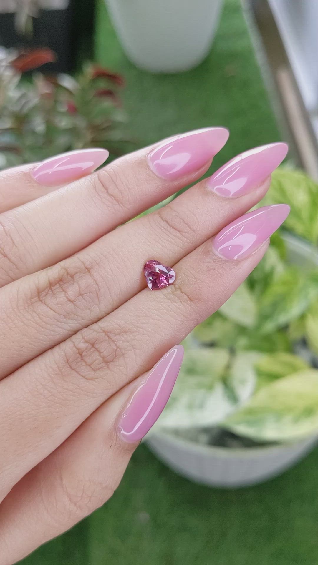 1.25 Ct. Purplish Pink Sapphire from Madagascar Size Video