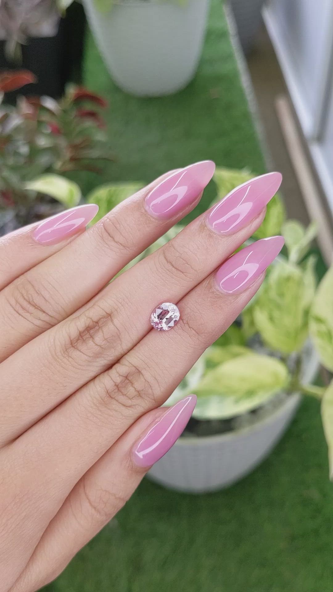 1.53 Ct. Pink Sapphire from Madagascar Size Video