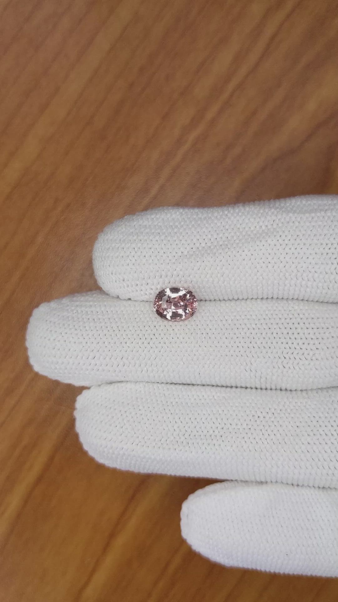 1.53 Ct. Pink Sapphire from Madagascar Size Video