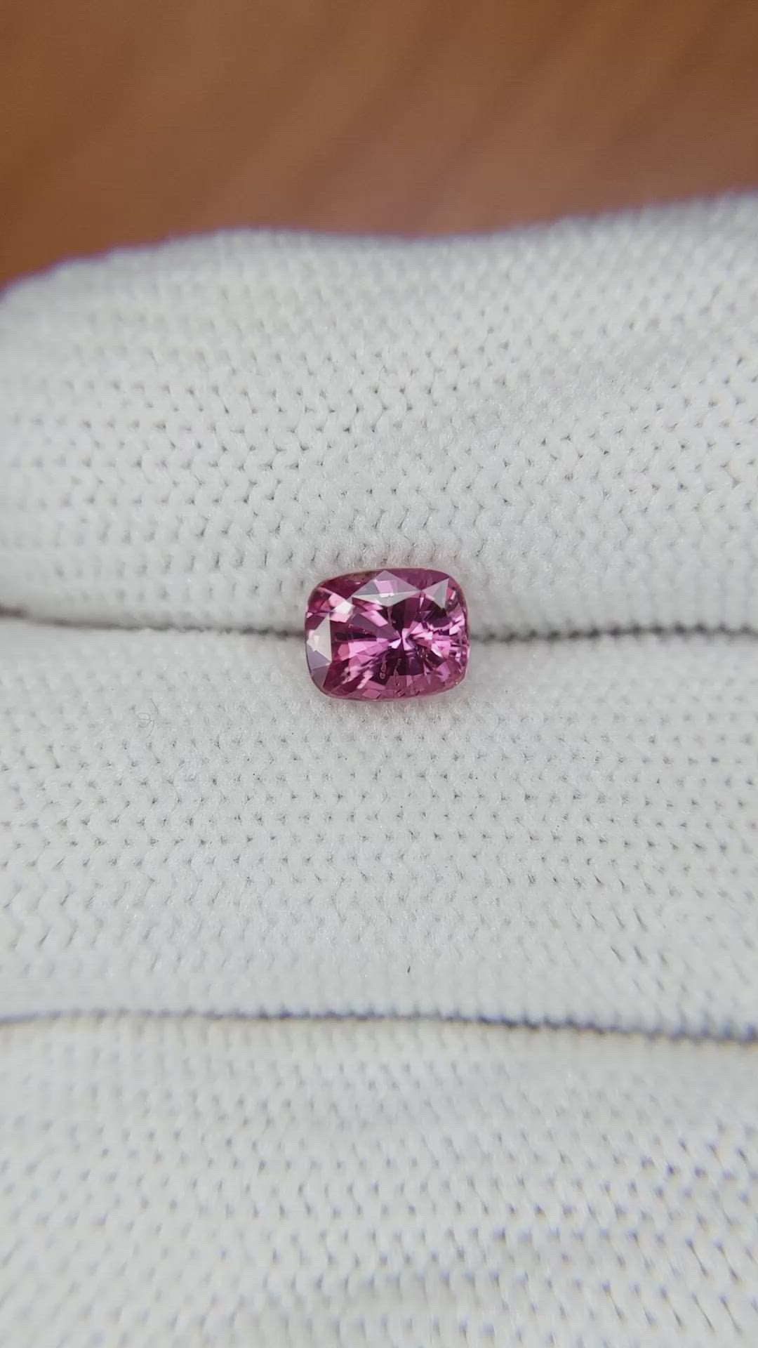 1.03 Ct. Pink Sapphire from Madagascar Size Video