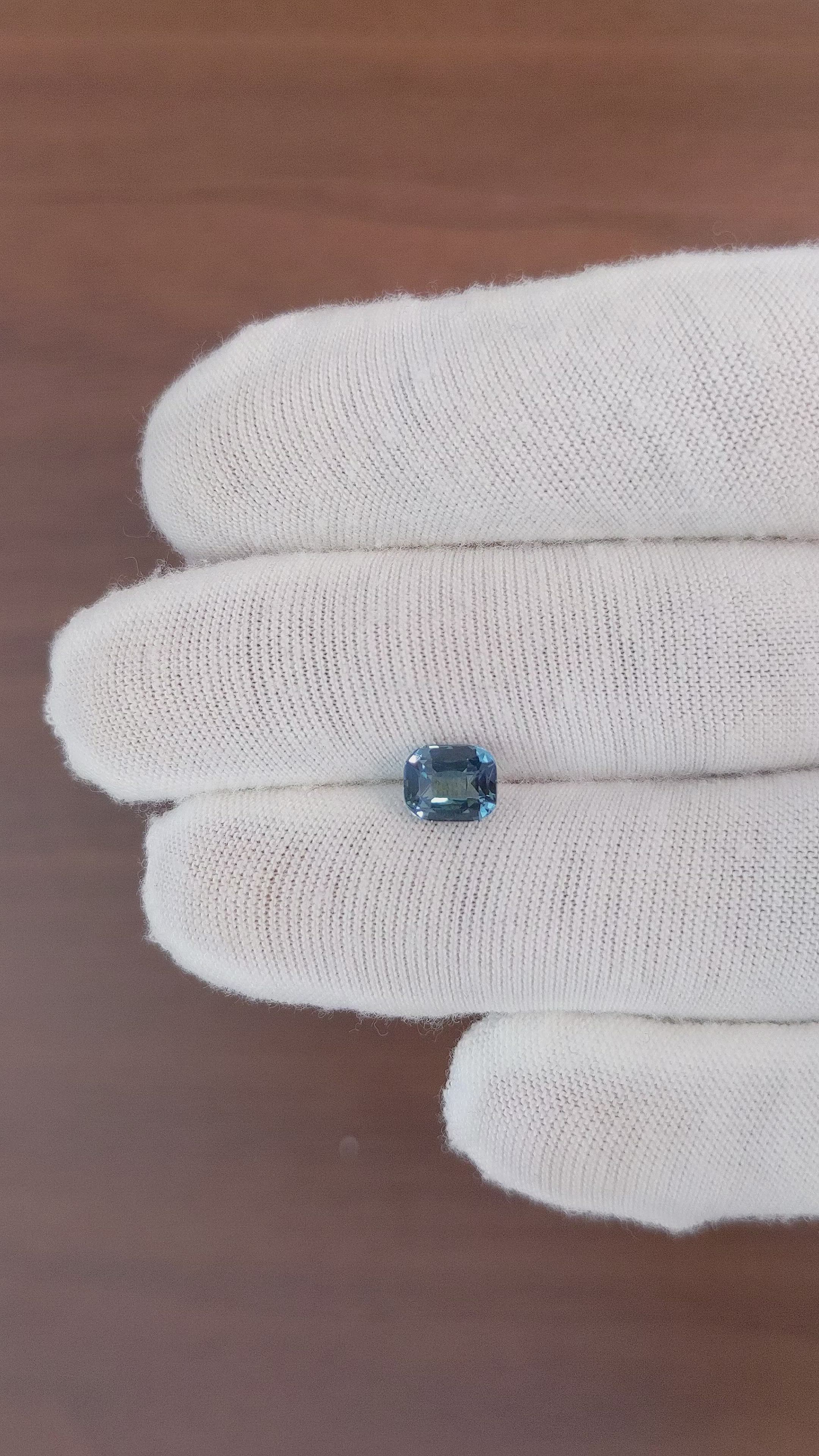 1.64 Ct. Blue Sapphire from Ceylon (Sri Lanka) Size Video