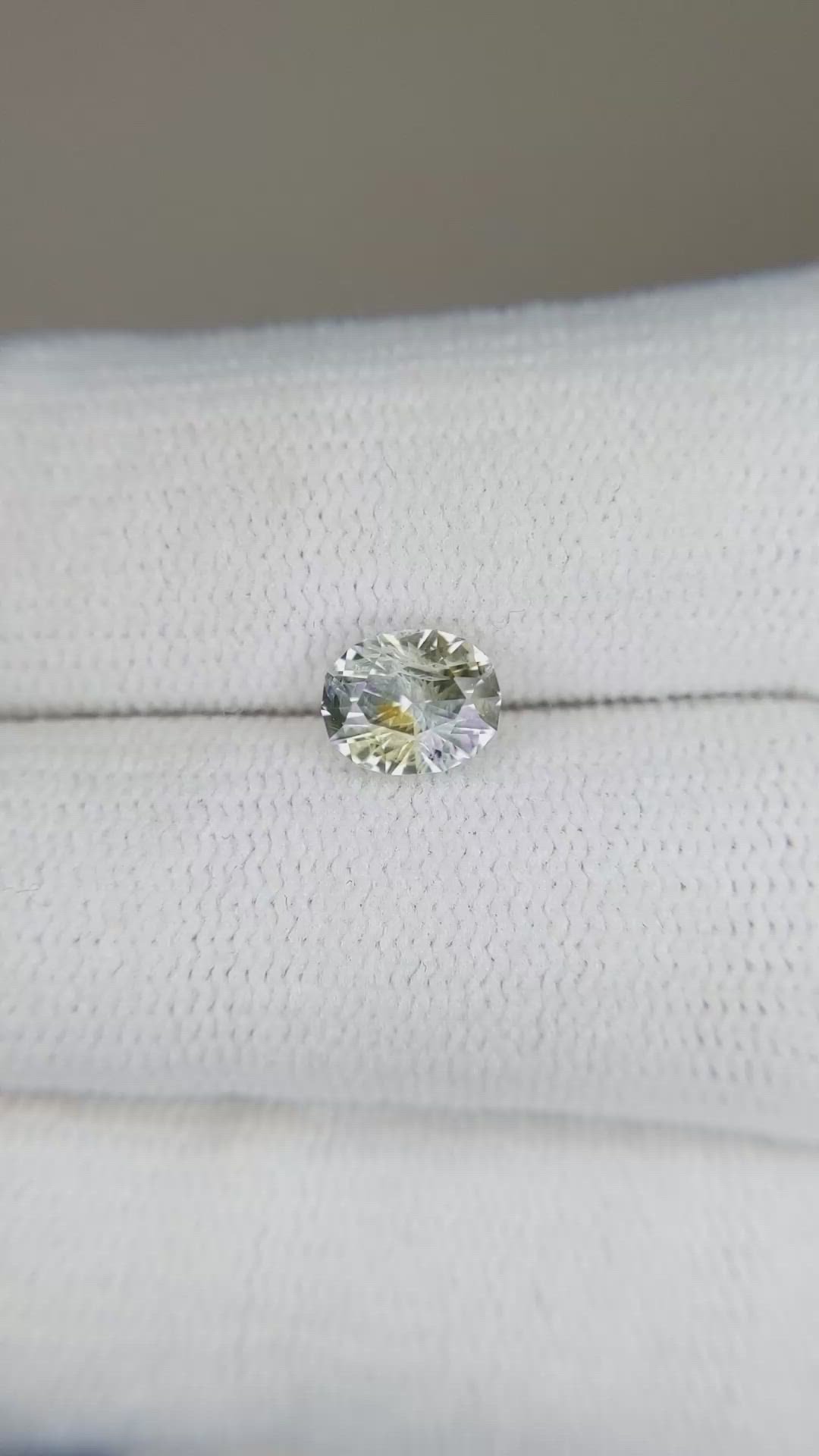 1.06 Ct. Bi Color Sapphire from Montana Size Video