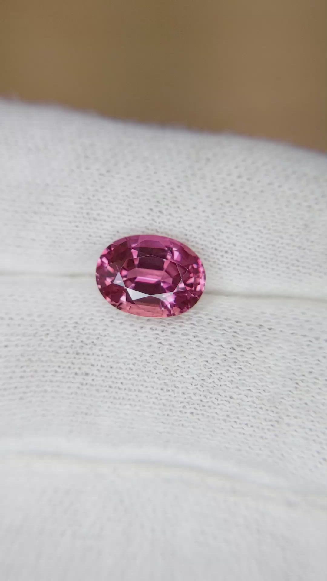 3.91 Ct. Pink Sapphire from Madagascar Size Video