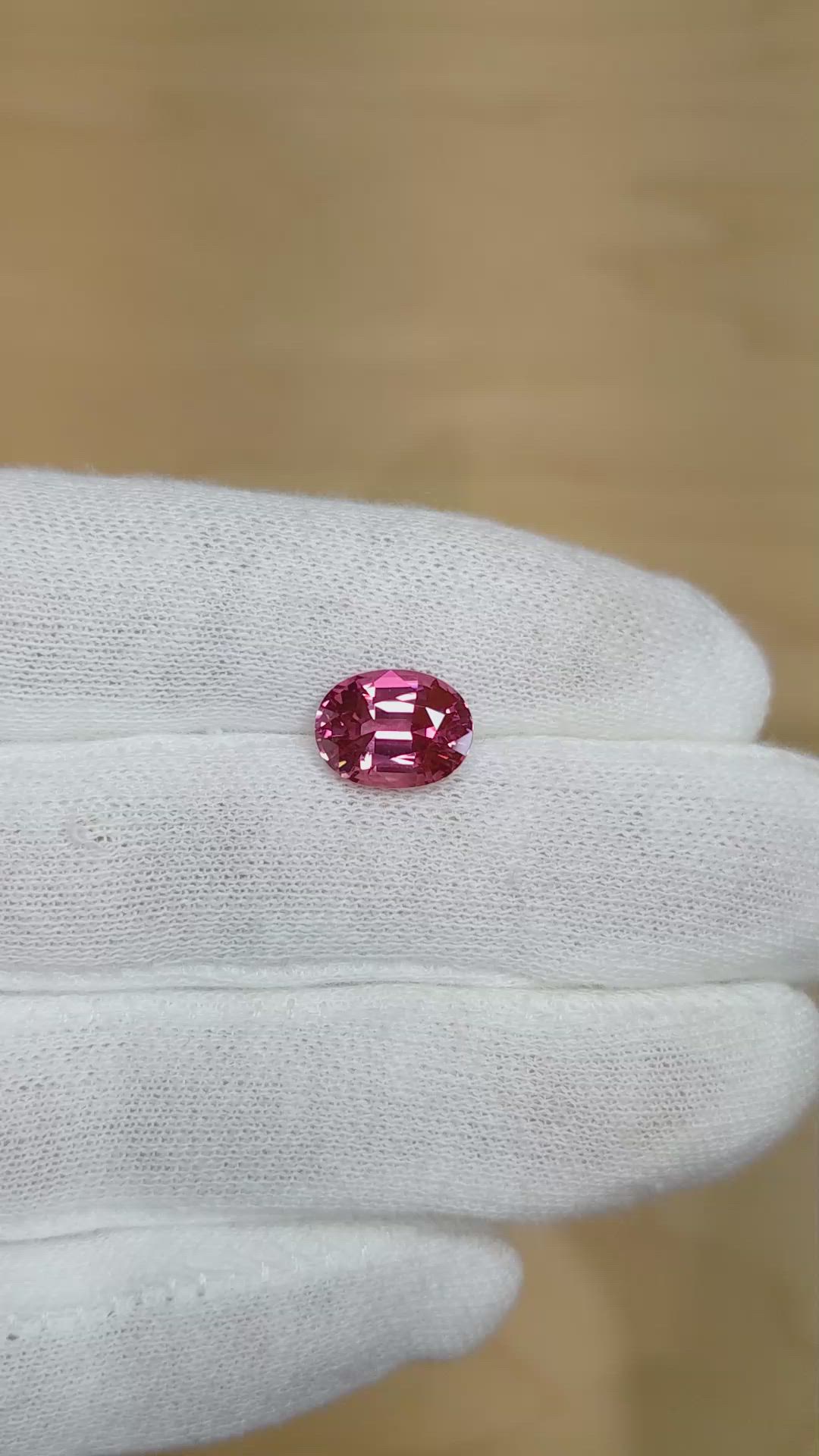 3.91 Ct. Pink Sapphire from Madagascar Size Video