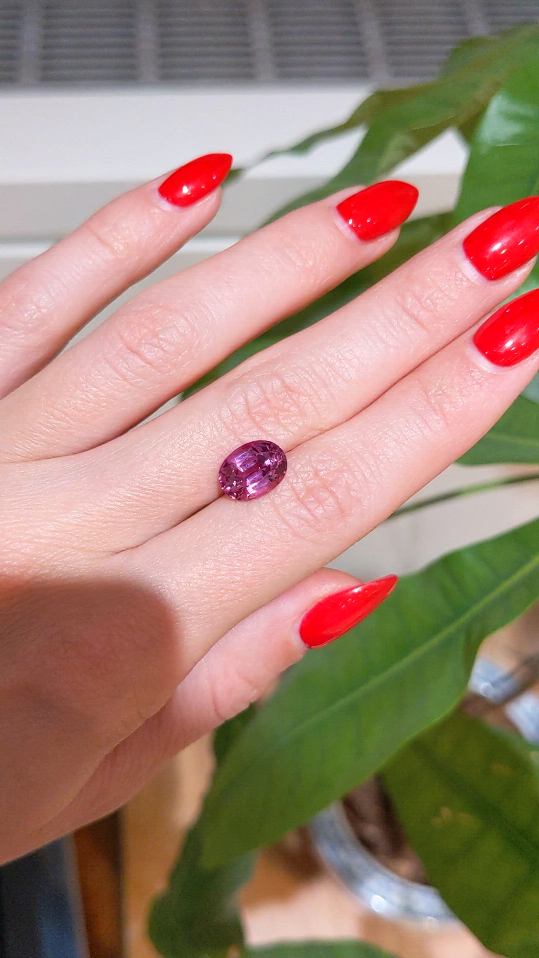 3.91 Ct. Pink Sapphire from Madagascar Size Video