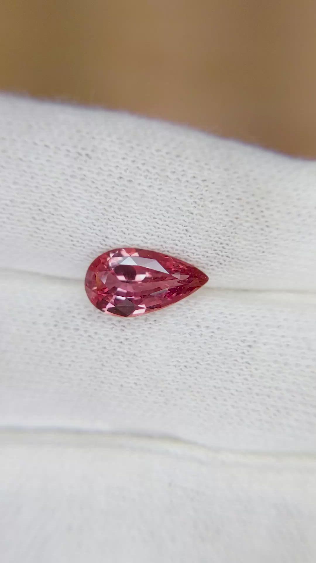 2.54 Ct. Padparadscha Sapphire from Madagascar Size Video