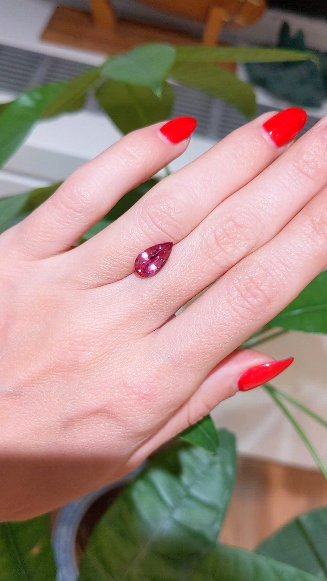 2.54 Ct. Padparadscha Sapphire from Madagascar Size Video