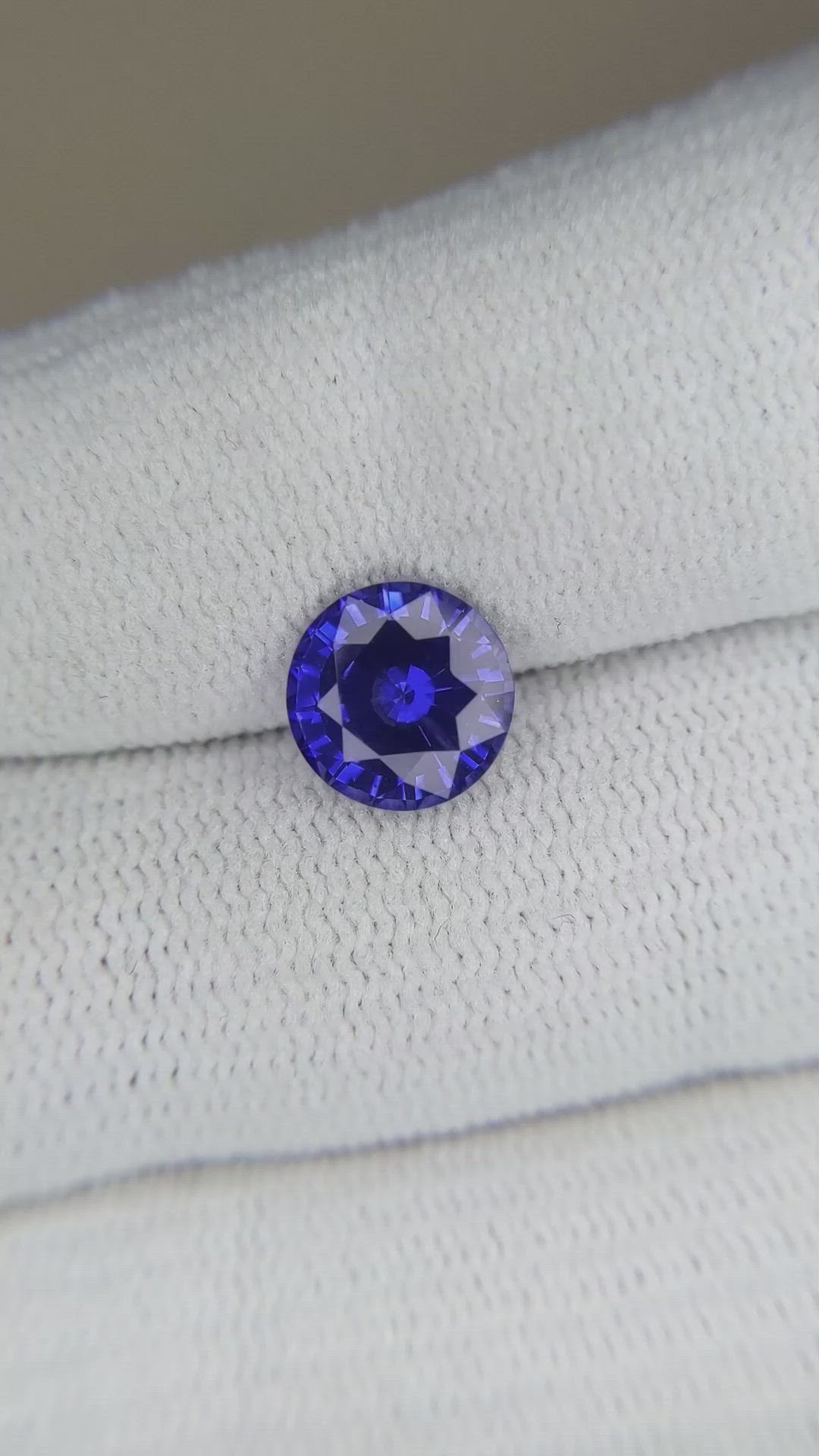2.28 Ct. Blue Sapphire from Madagascar Size Video