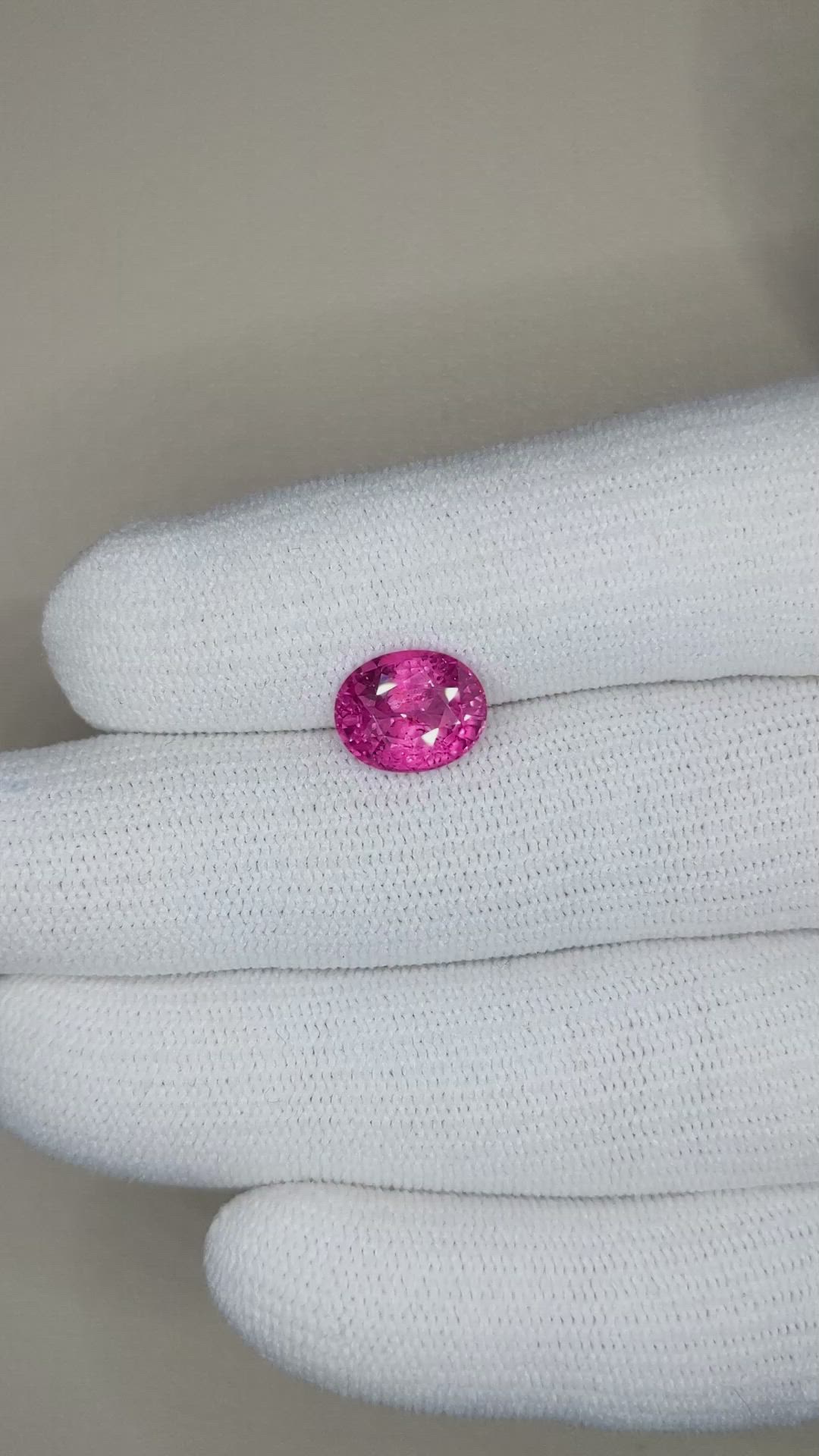 3.17 Ct. Pink Sapphire from Madagascar Size Video