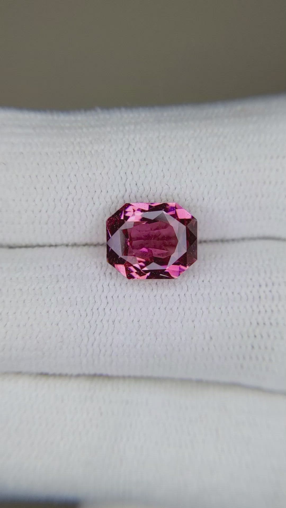 3.29 Ct. Reddish Pink Sapphire from Madagascar Size Video
