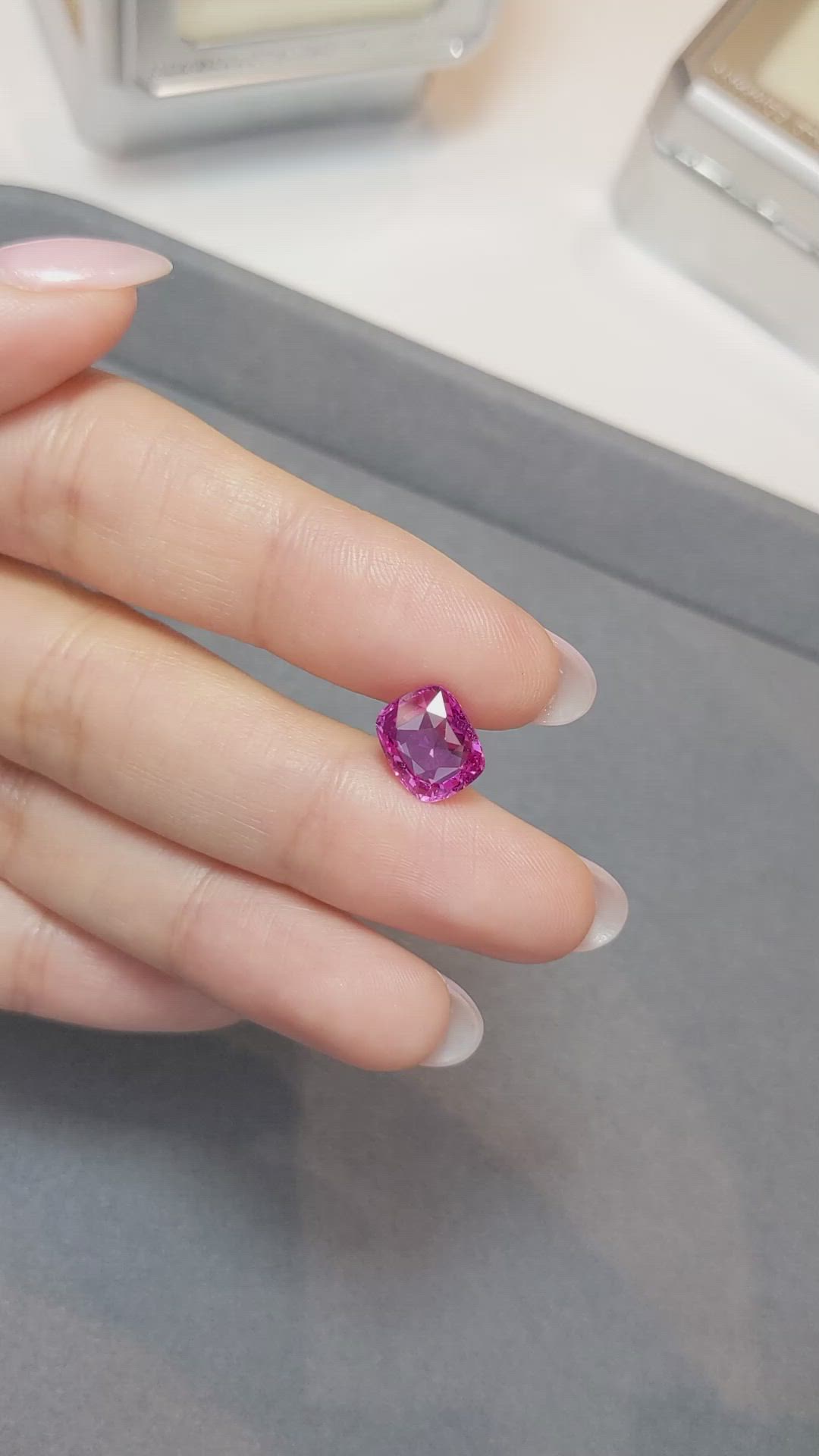 3.24 Ct. Pink Sapphire from Madagascar Size Video