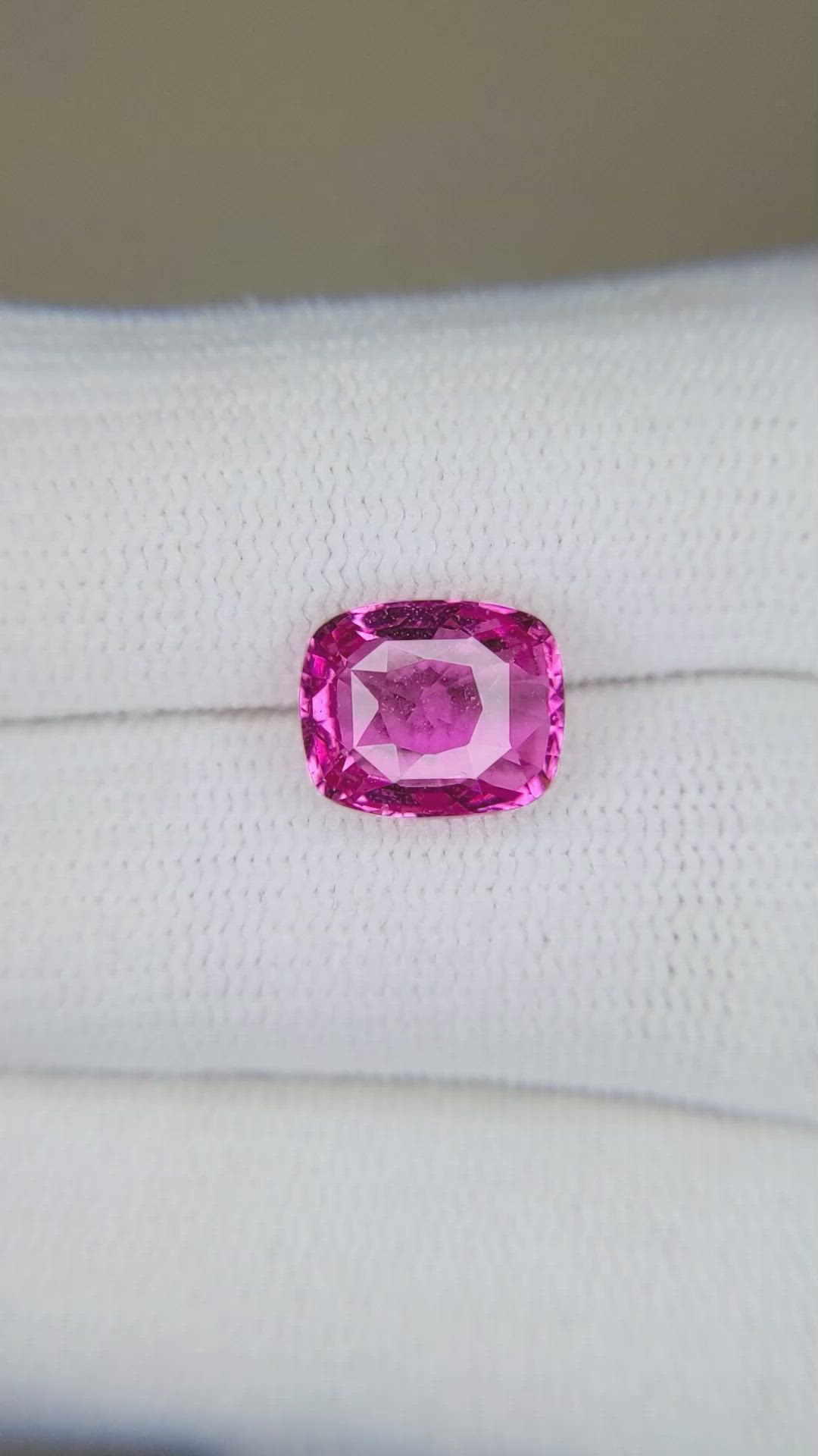 3.24 Ct. Pink Sapphire from Madagascar Size Video