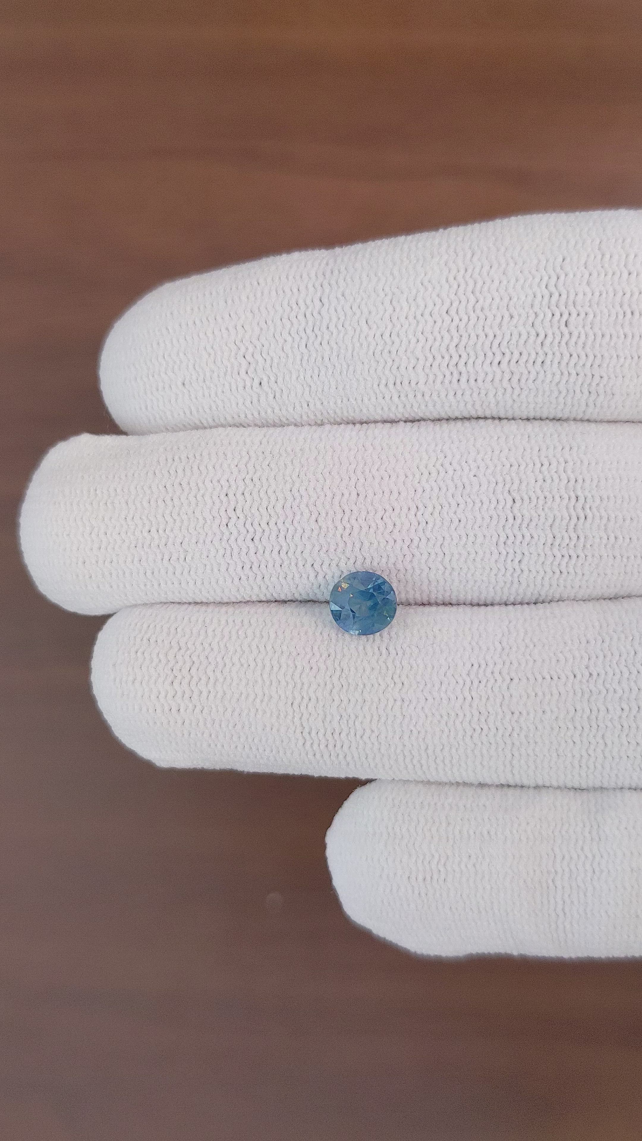 1.16 Ct. Blue Sapphire from Africa Size Video