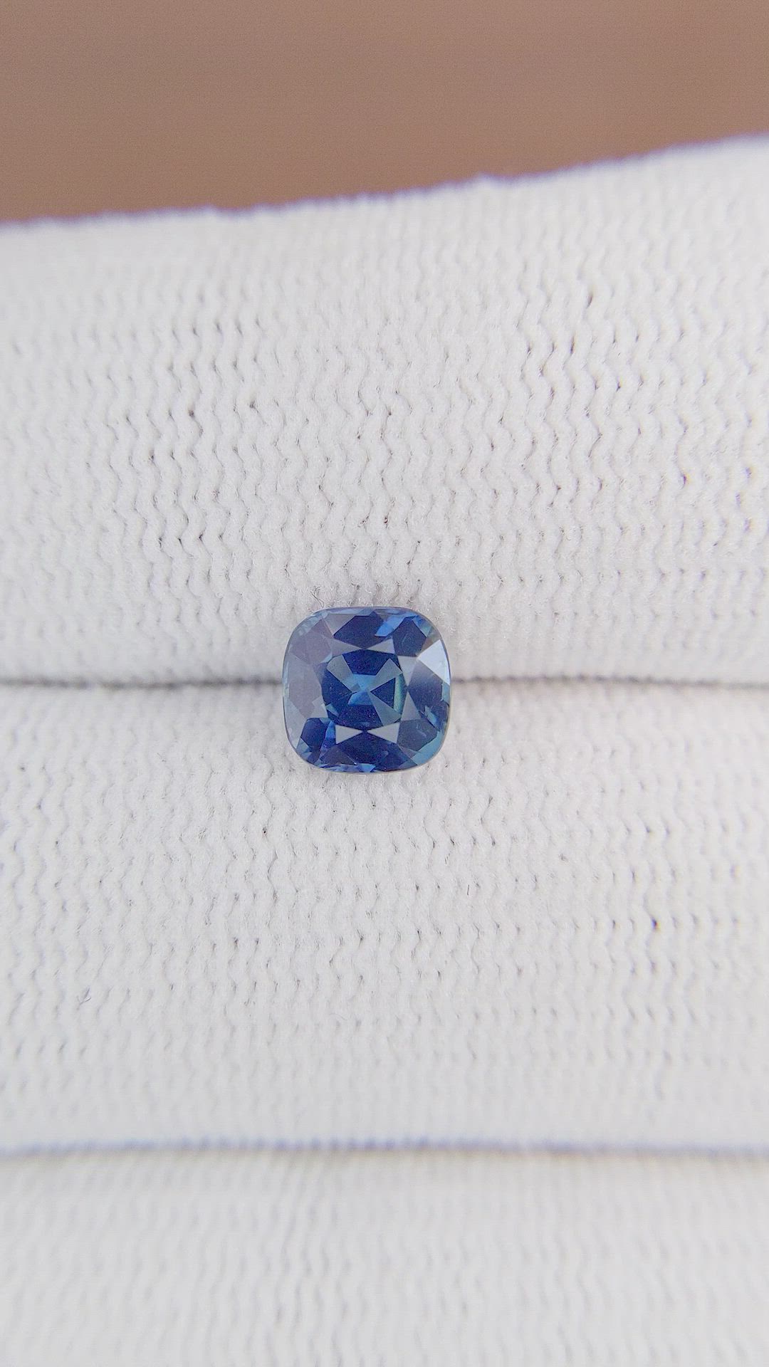 1.24 Ct. Greenish Blue Sapphire from Africa Size Video