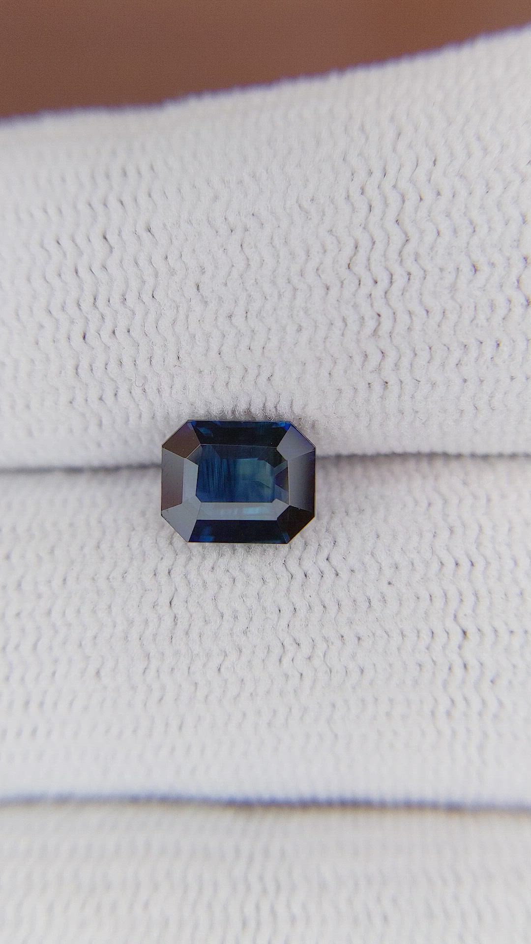 1.36 Ct. Blue Sapphire from Africa Size Video