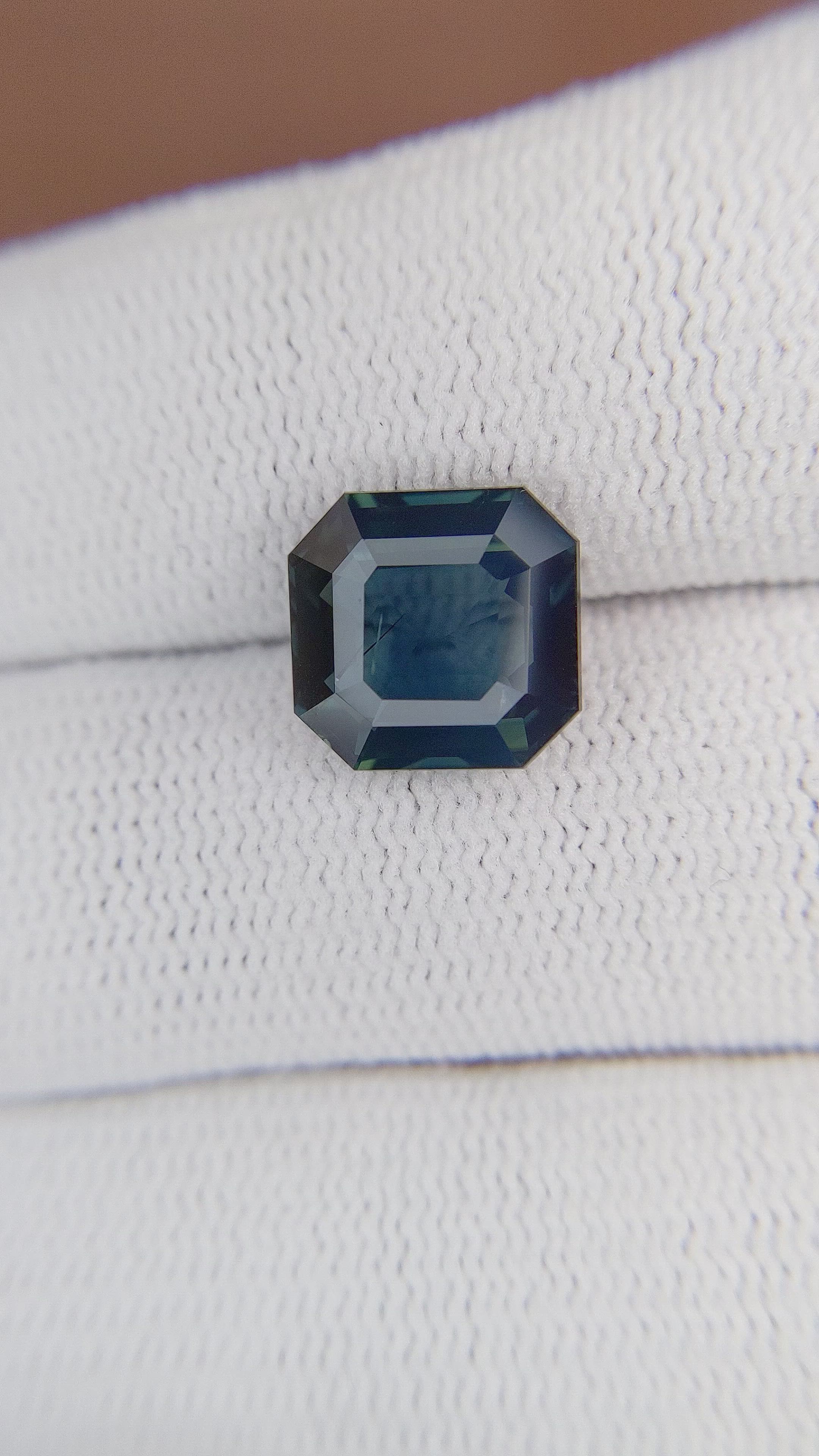 5.08 Ct. Greenish Blue Sapphire from Africa Size Video