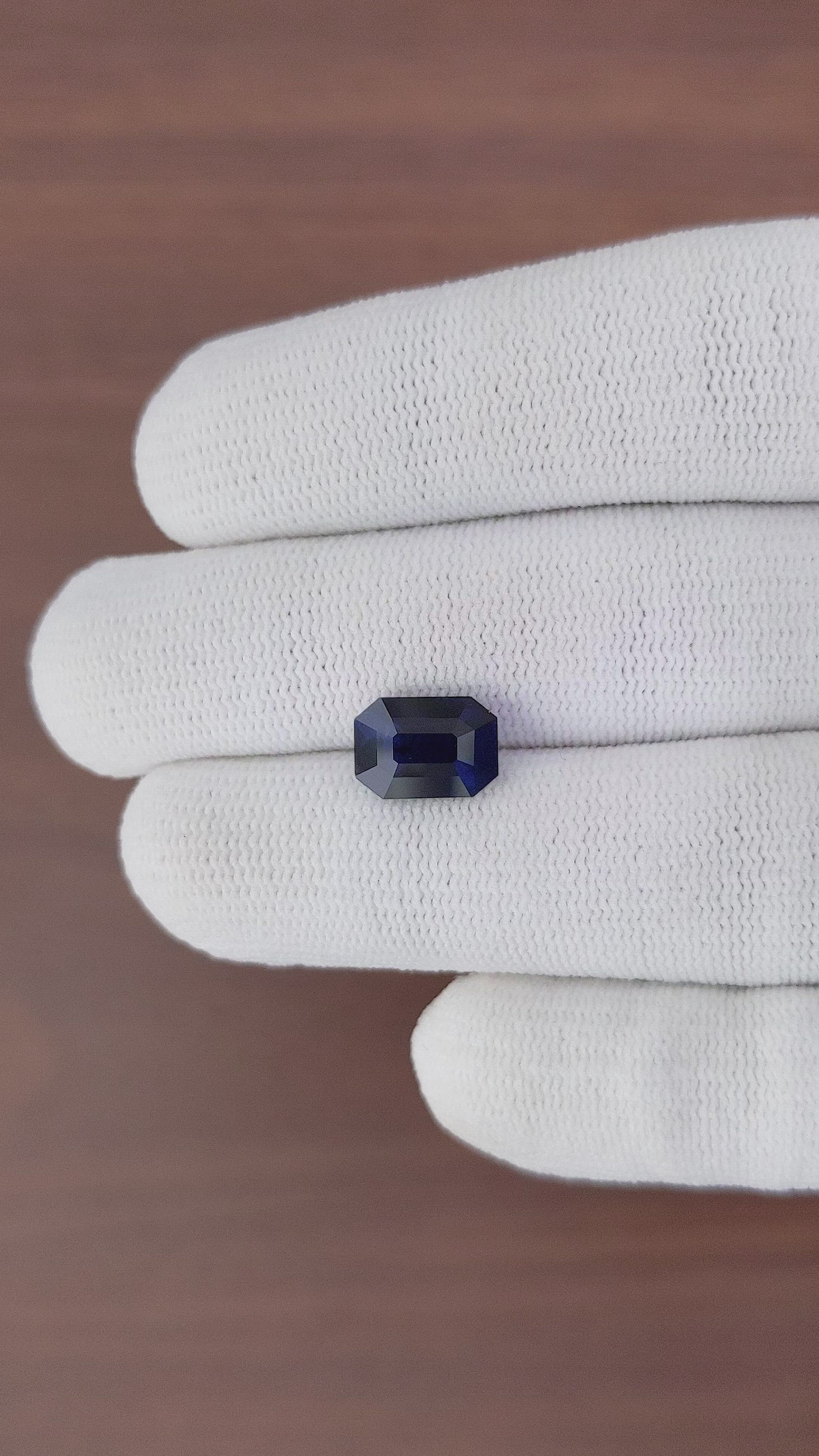 3.49 Ct. Blue Sapphire from Madagascar Size Video