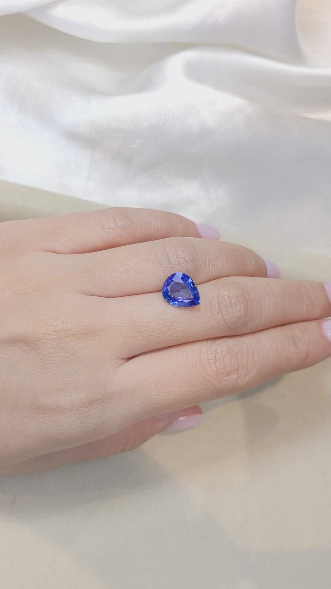 5.02 Ct. Blue Sapphire from Madagascar Size Video