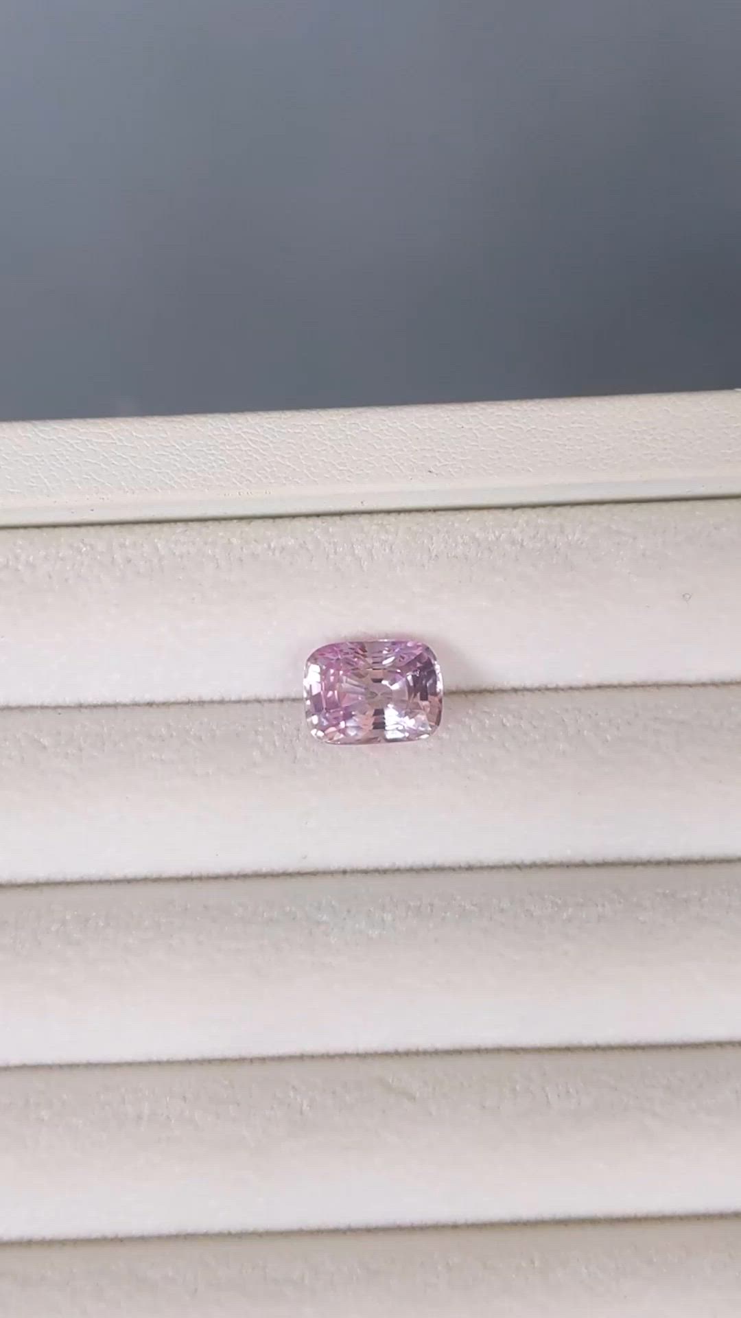 5.24 Ct. Pink Sapphire from Ceylon (Sri Lanka) Size Video