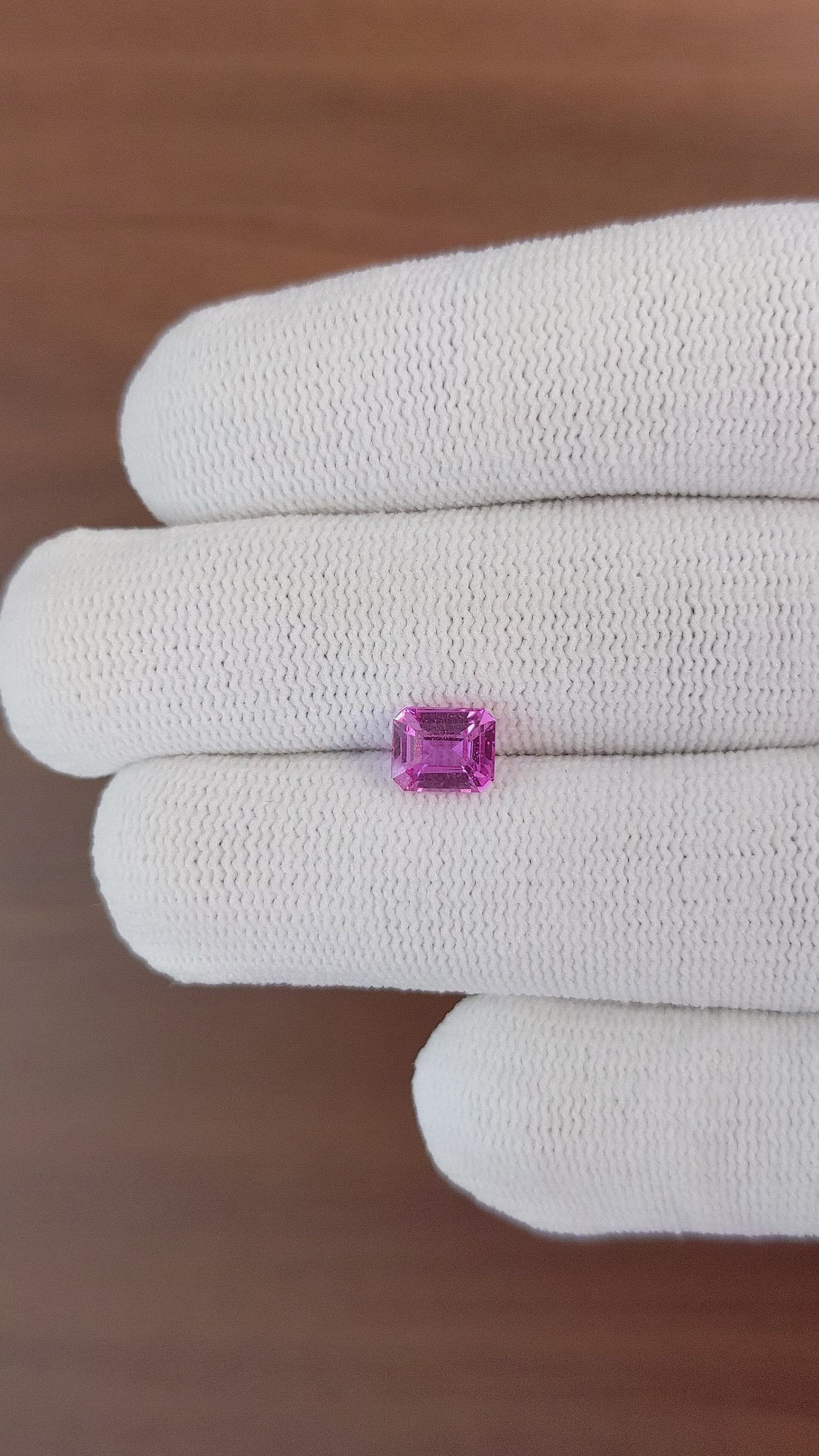 1.56 Ct. Pink Sapphire from Ceylon (Sri Lanka) Size Video