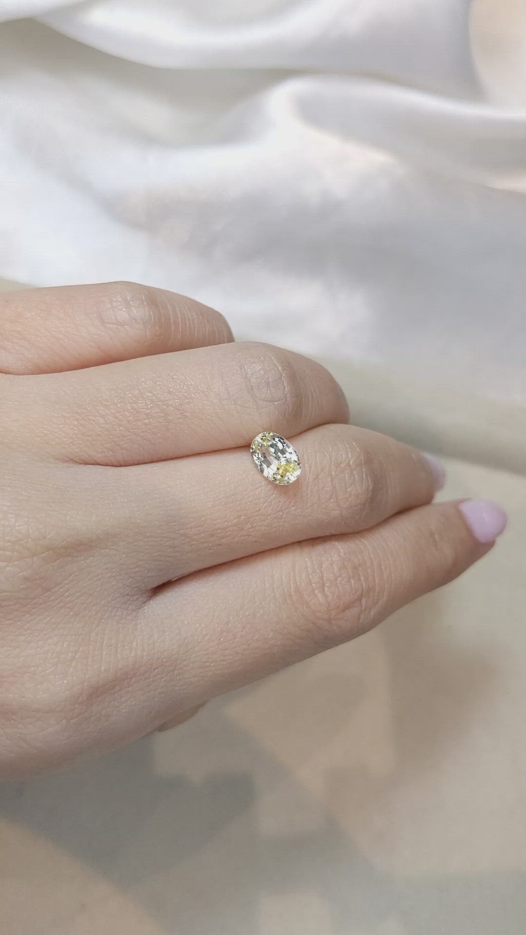 1.88 Ct. Yellow Sapphire from Ceylon (Sri Lanka) Size Video