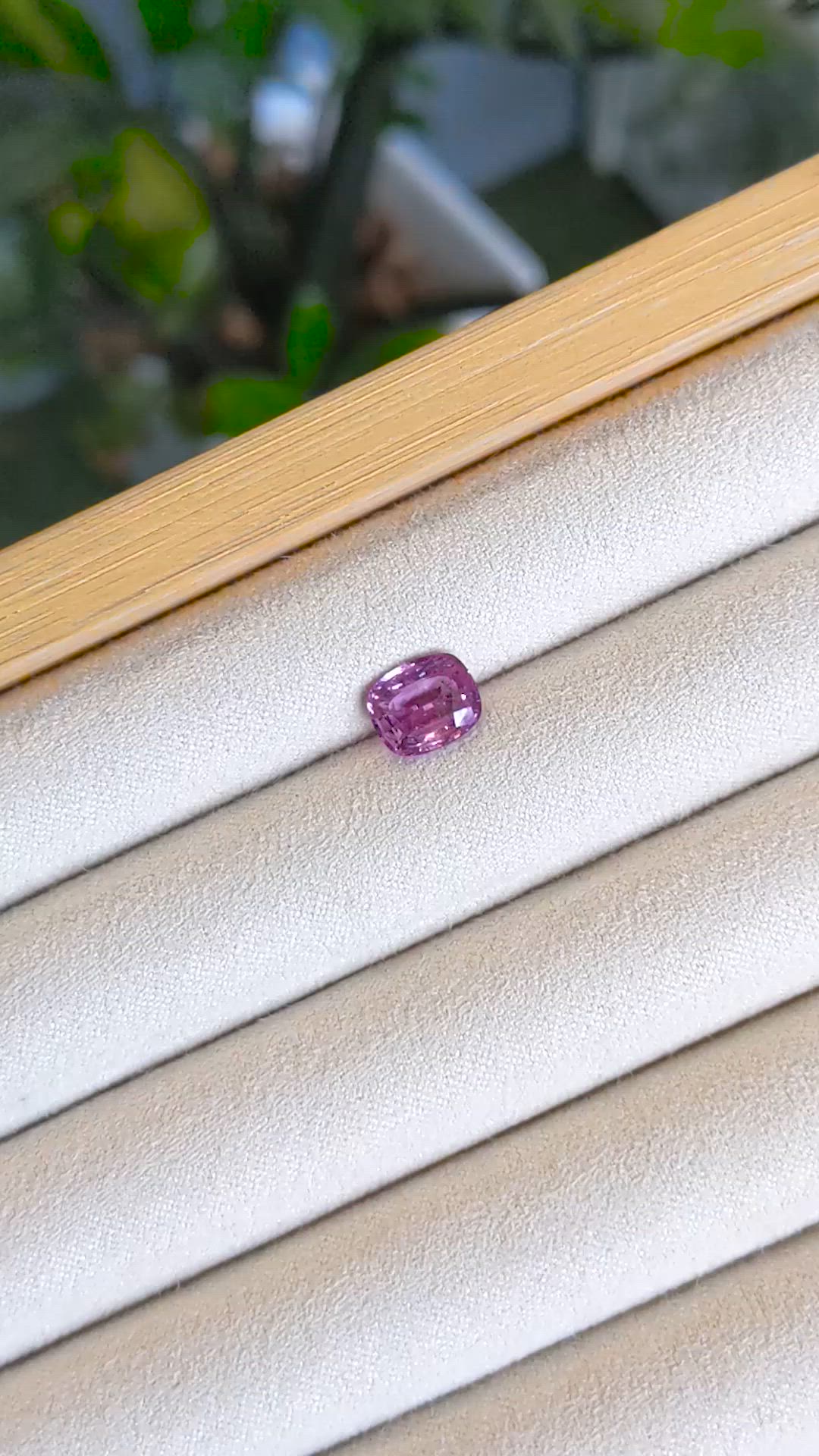 1.94 Ct. Purplish Pink Sapphire from Ceylon (Sri Lanka) Size Video