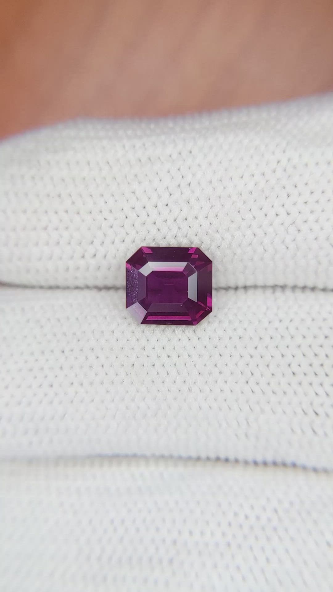 2.08 Ct. Purple Sapphire from Ceylon (Sri Lanka) Size Video