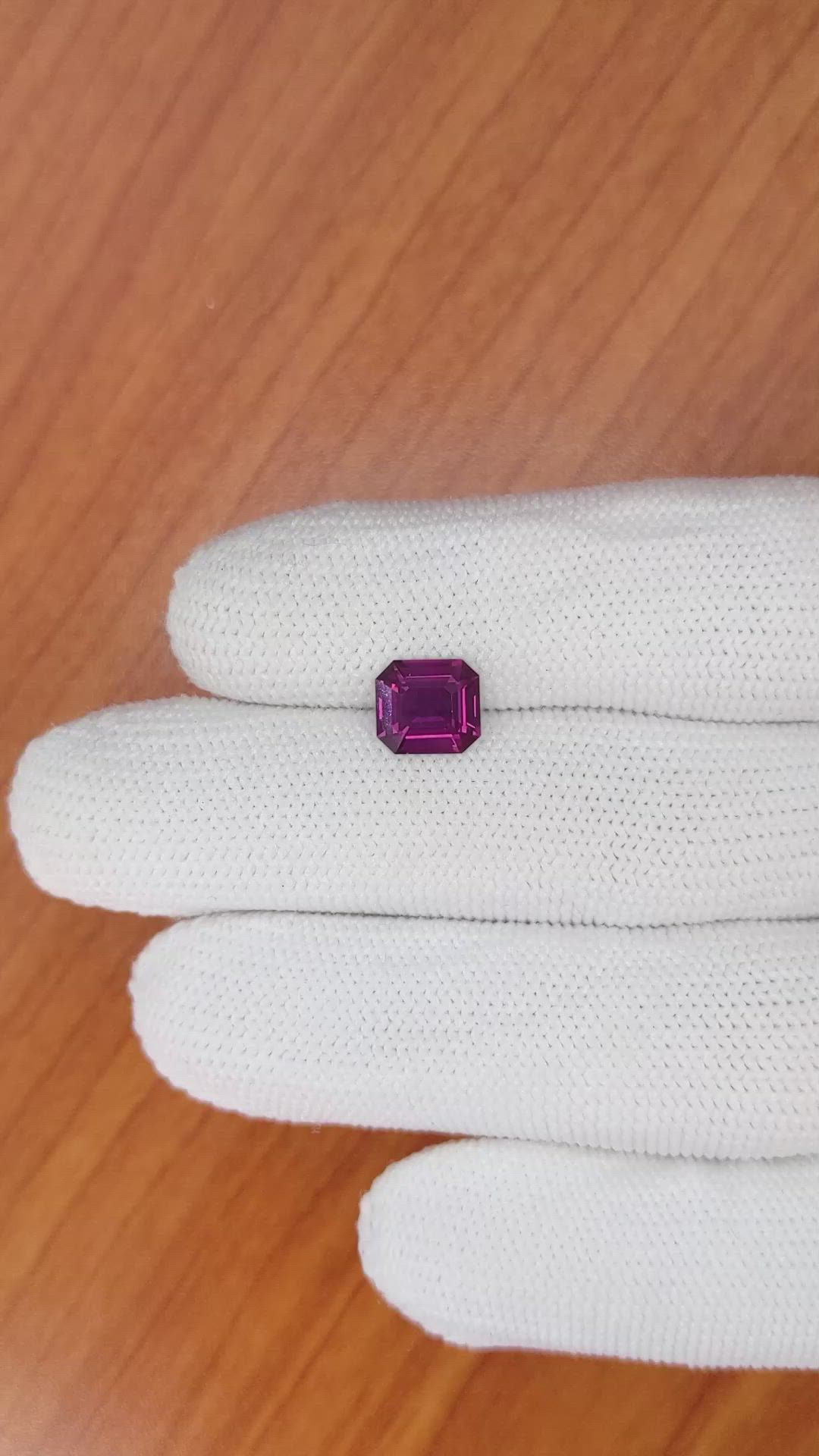 2.08 Ct. Purple Sapphire from Ceylon (Sri Lanka) Size Video