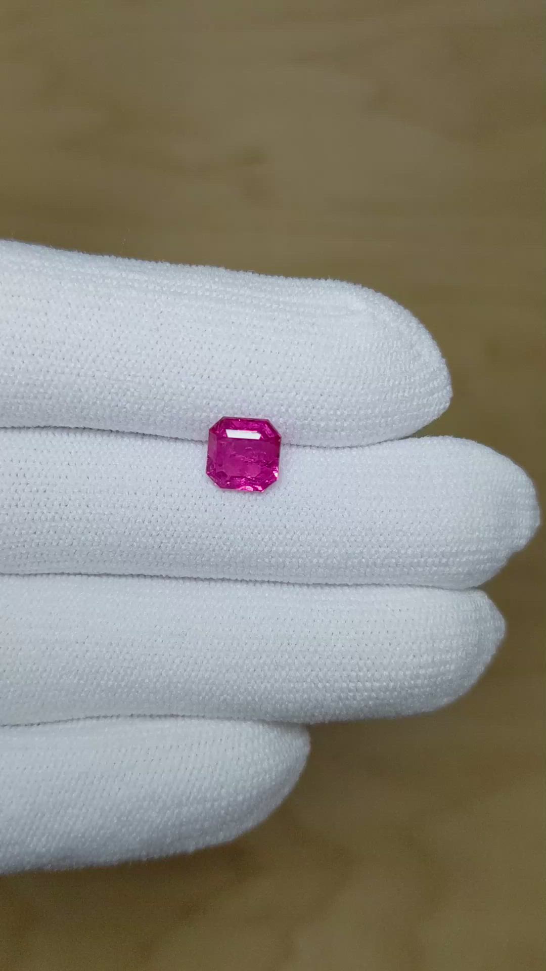 1.67 Ct. Pink Sapphire from Thailand Size Video