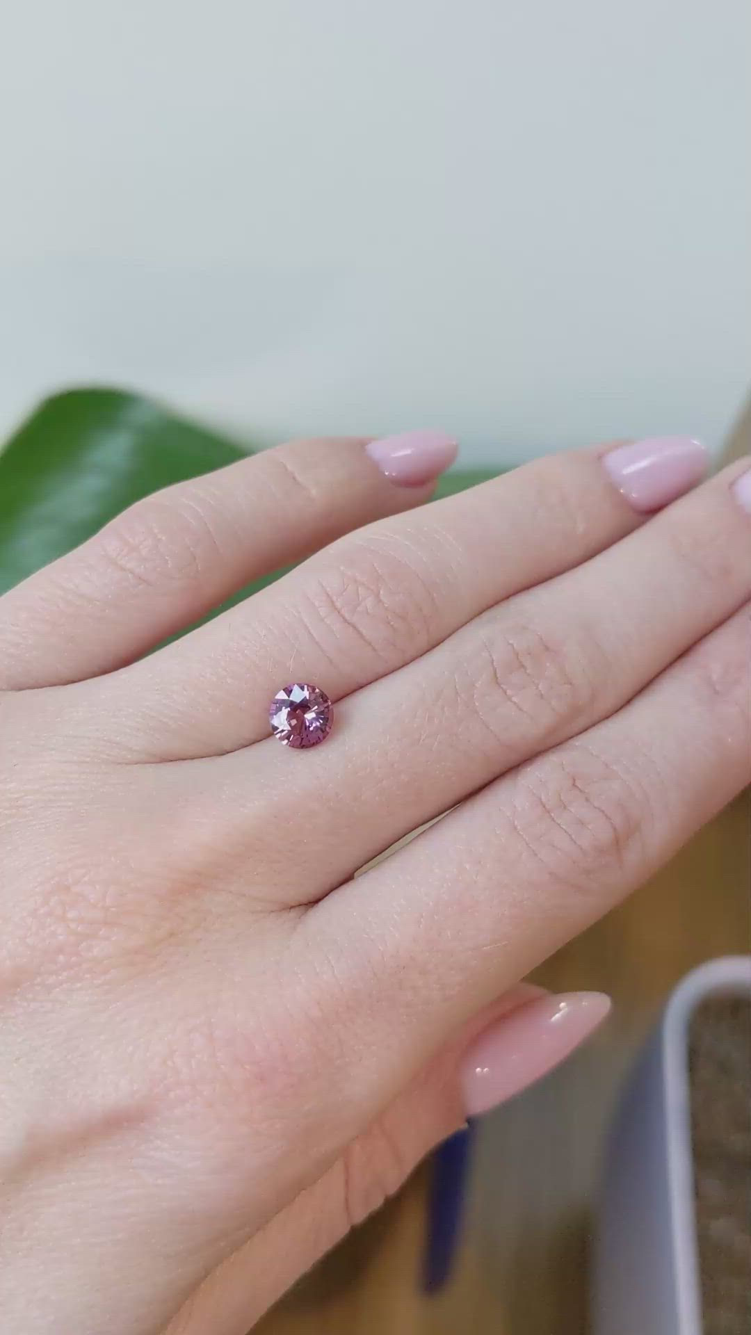 1.14 Ct. Padparadscha Sapphire from Madagascar Size Video