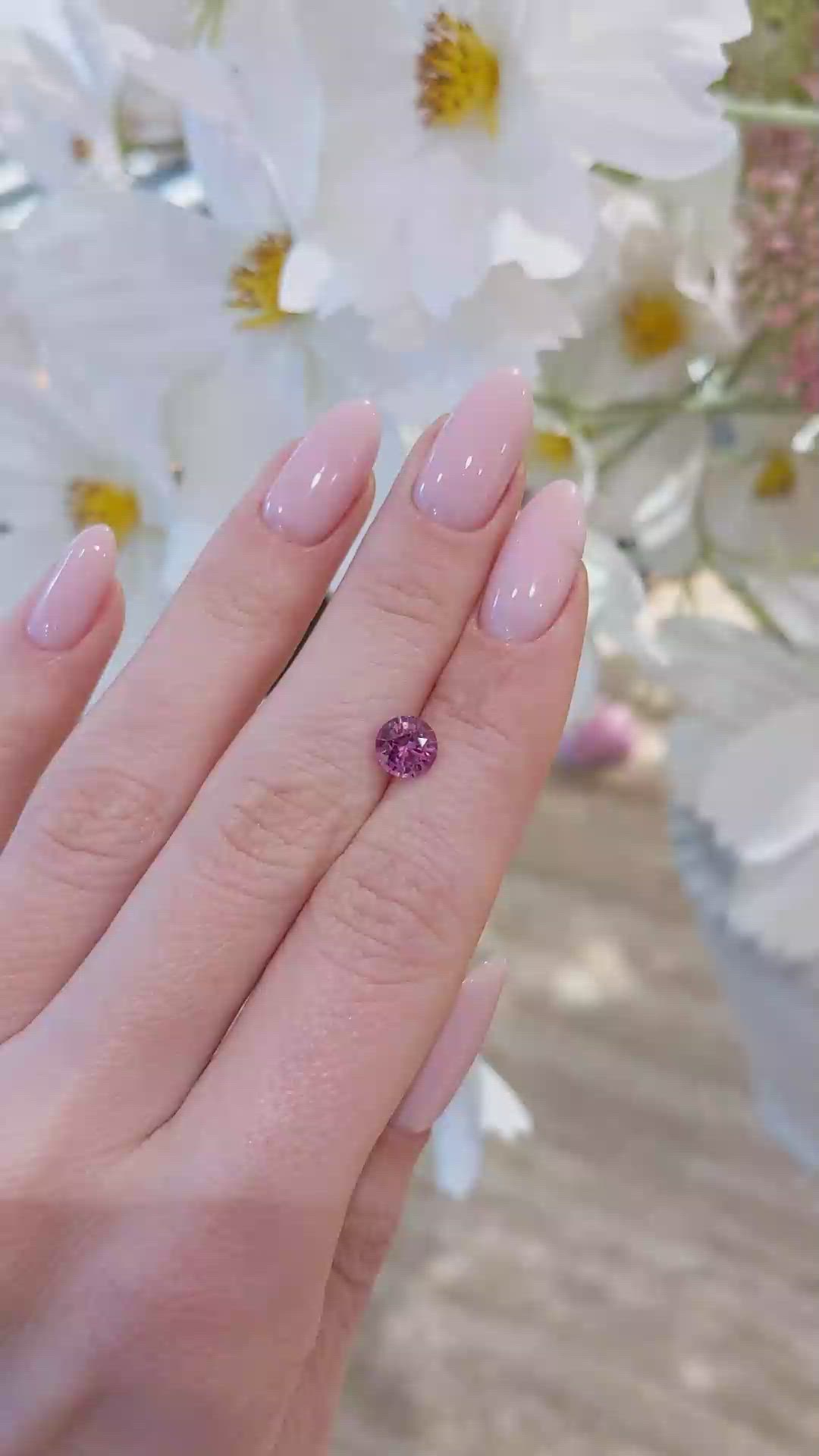 1.14 Ct. Padparadscha Sapphire from Madagascar Size Video