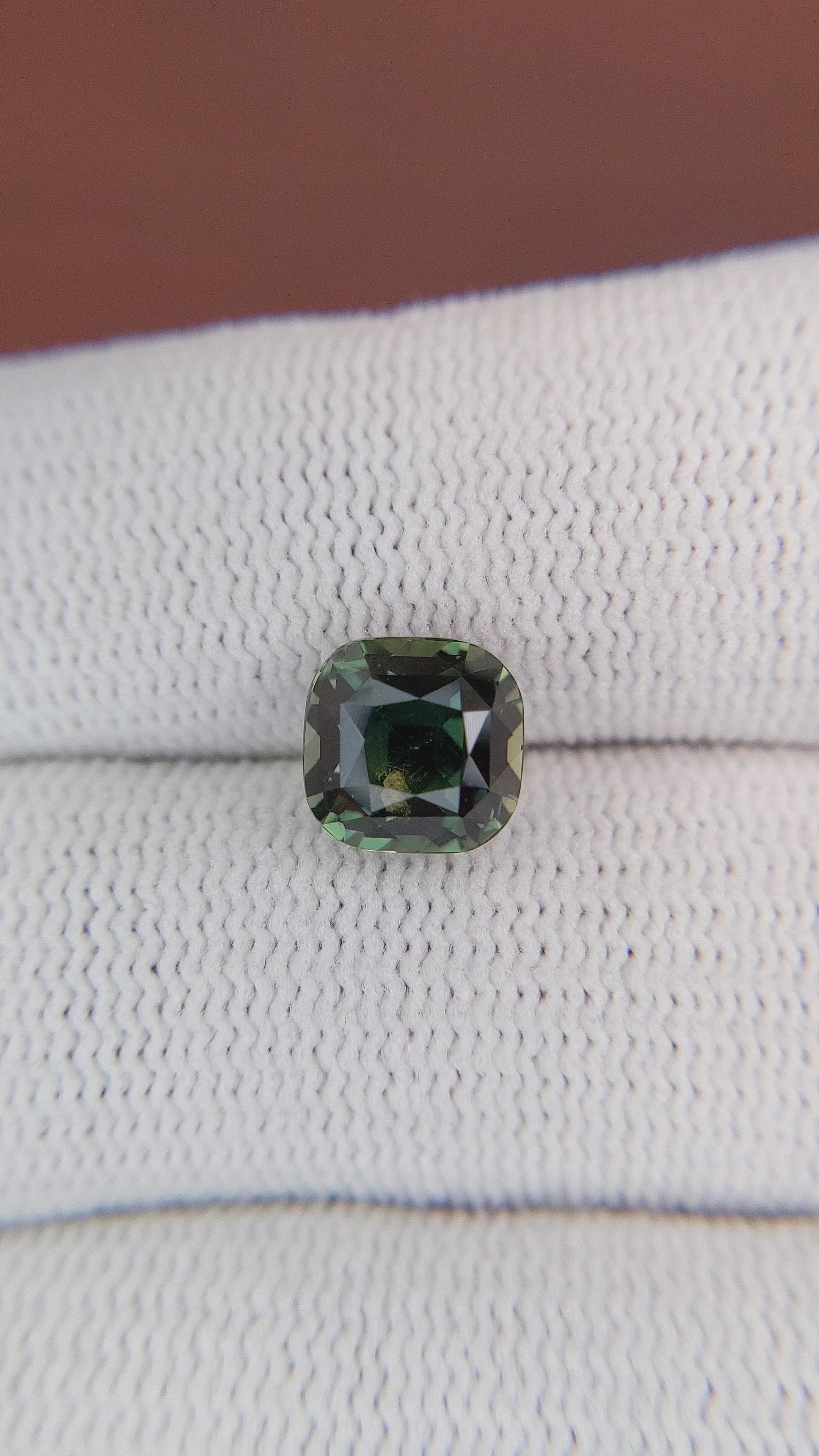 3.11 Ct. Green Sapphire from Africa Size Video