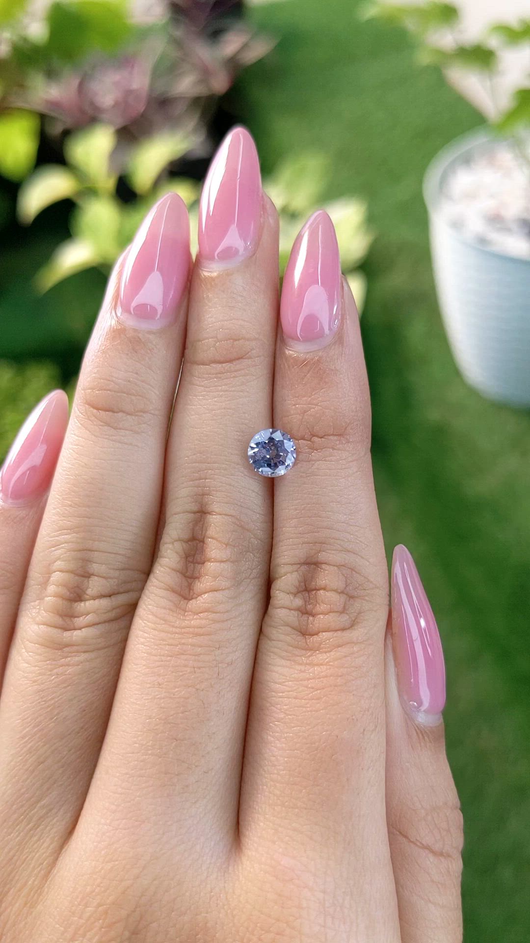1.22 Ct. Blue Sapphire from Ceylon (Sri Lanka) Size Video