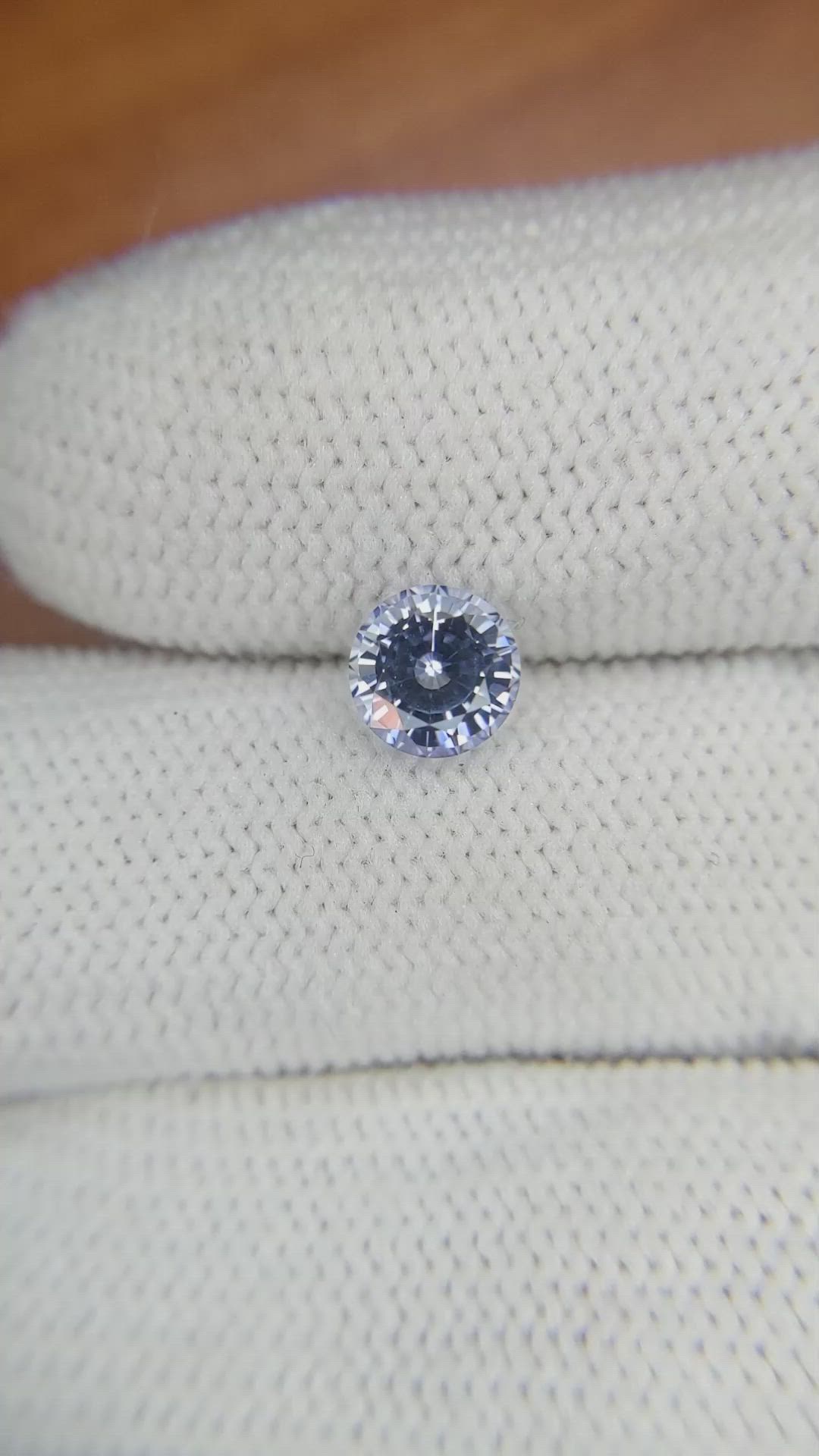 1.22 Ct. Blue Sapphire from Ceylon (Sri Lanka) Size Video