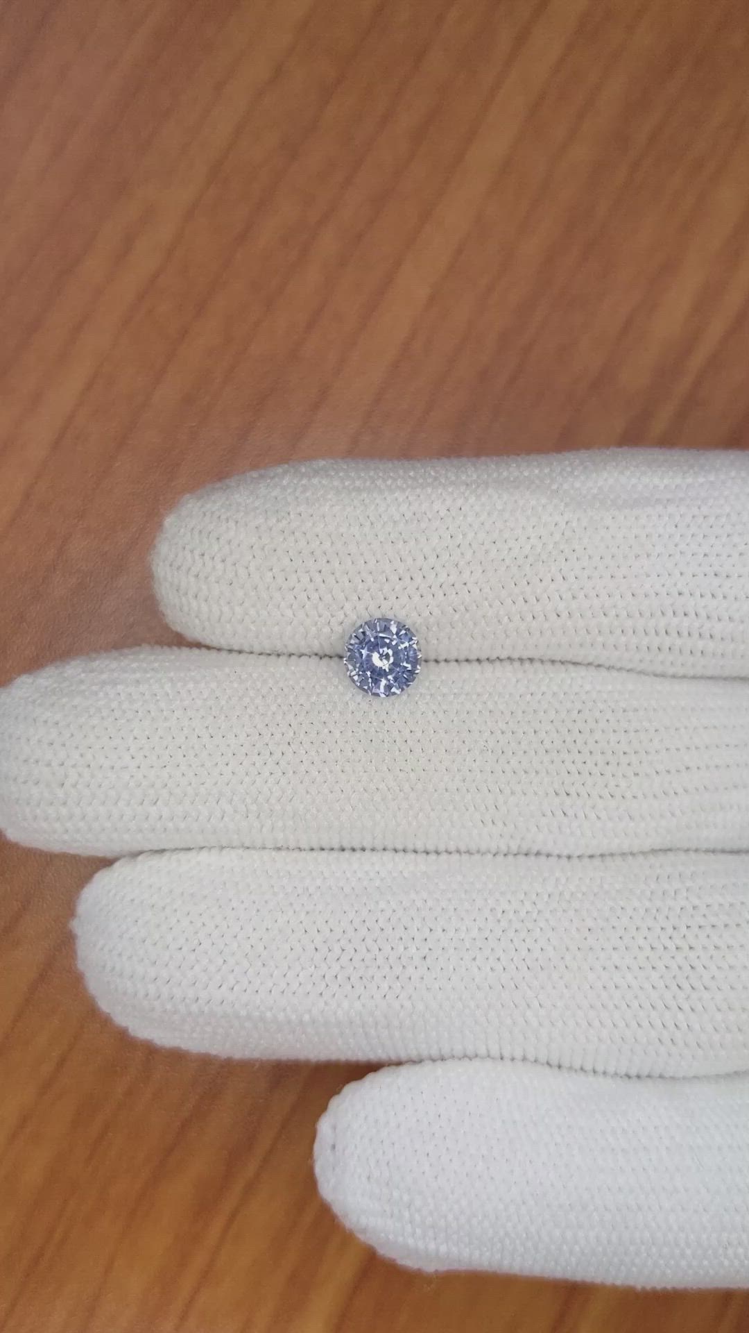 1.22 Ct. Blue Sapphire from Ceylon (Sri Lanka) Size Video