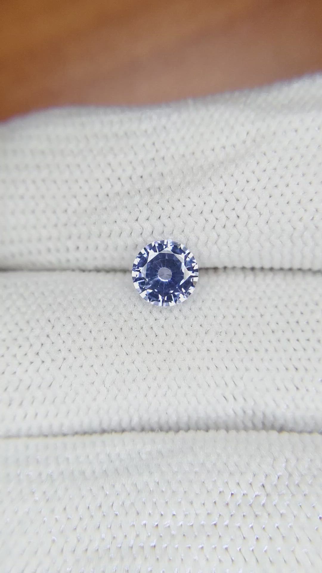 0.98 Ct. Blue Sapphire from Ceylon (Sri Lanka) Size Video