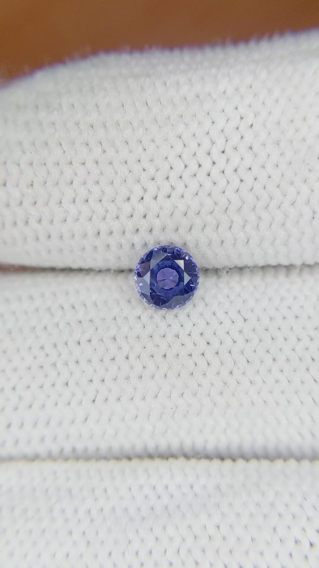 0.56 Ct. Blue Sapphire from Ceylon (Sri Lanka) Size Video