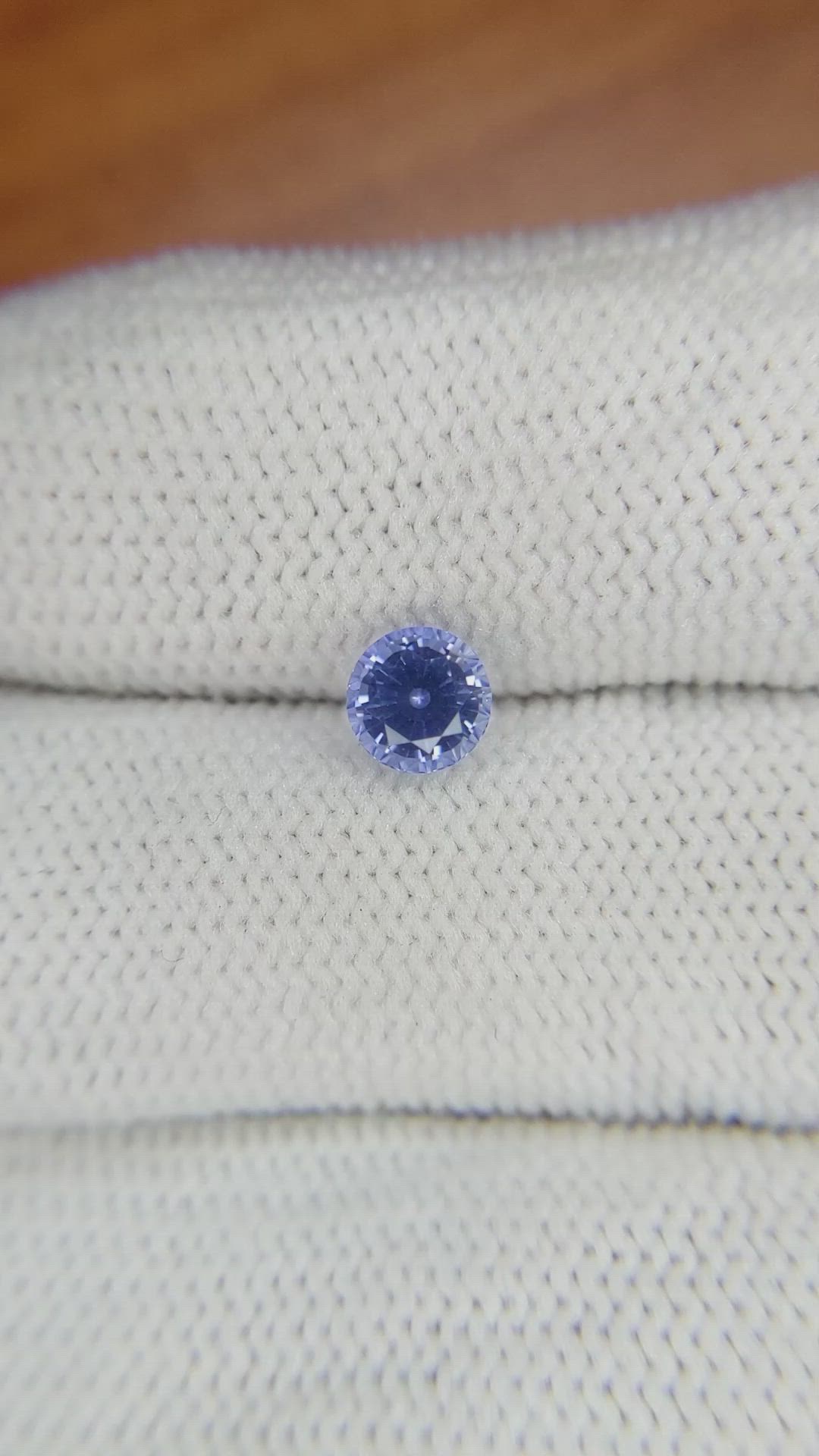 0.90 Ct. Blue Sapphire from Ceylon (Sri Lanka) Size Video