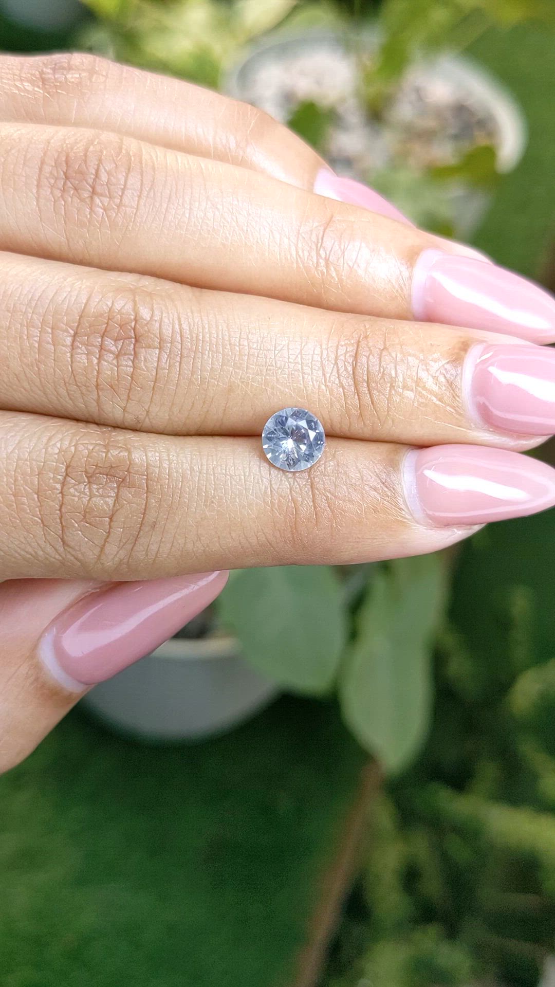 1.05 Ct. Blue Sapphire from Ceylon (Sri Lanka) Size Video