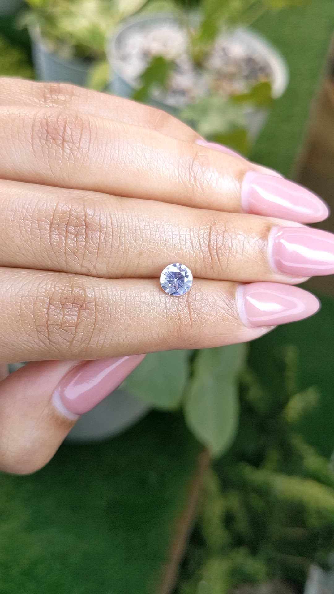 0.97 Ct. Blue Sapphire from Ceylon (Sri Lanka) Size Video