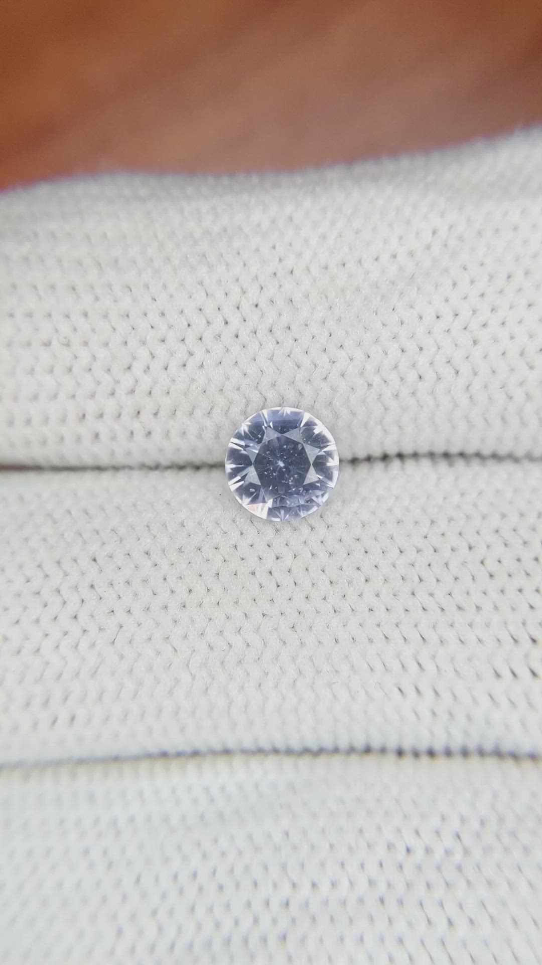 0.97 Ct. Blue Sapphire from Ceylon (Sri Lanka) Size Video