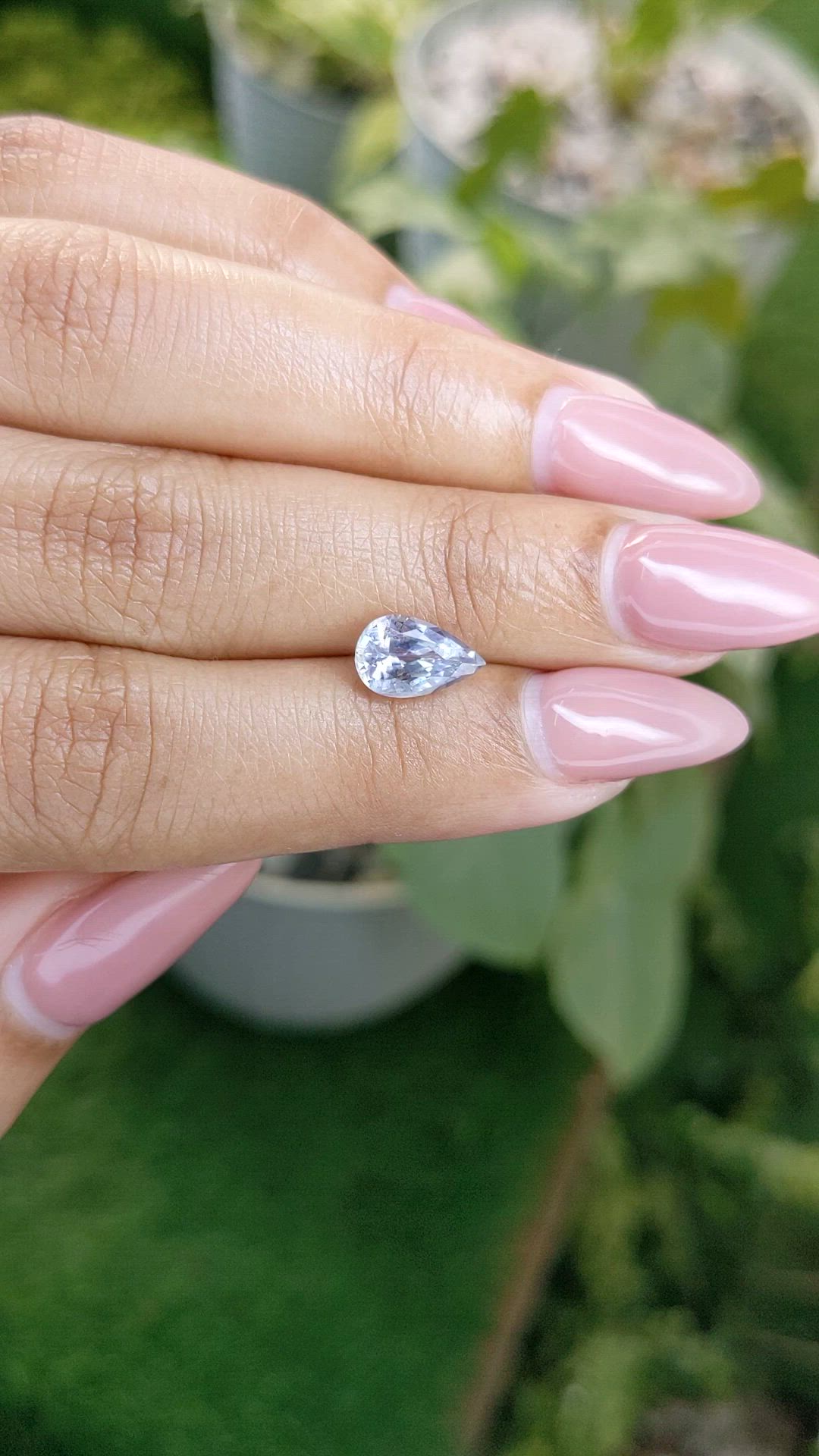 1.65 Ct. Blue Sapphire from Ceylon (Sri Lanka) Size Video