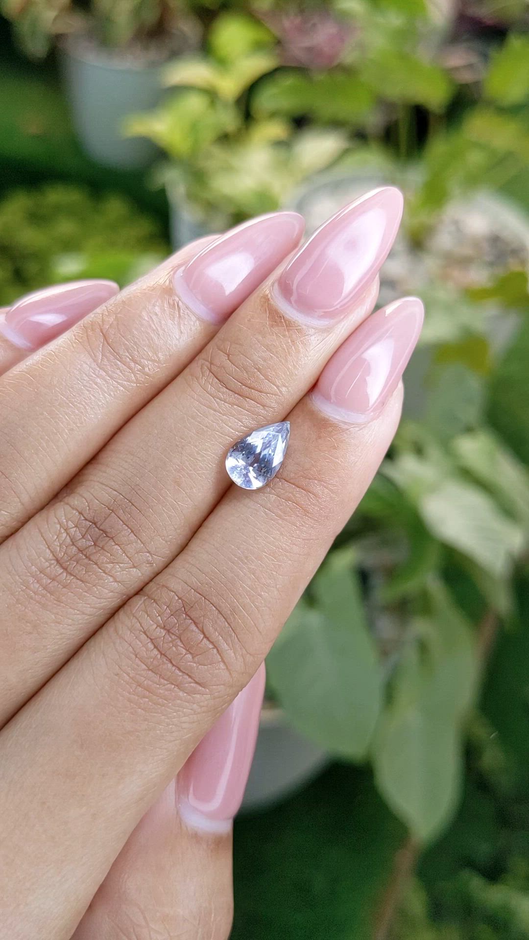 1.65 Ct. Blue Sapphire from Ceylon (Sri Lanka) Size Video