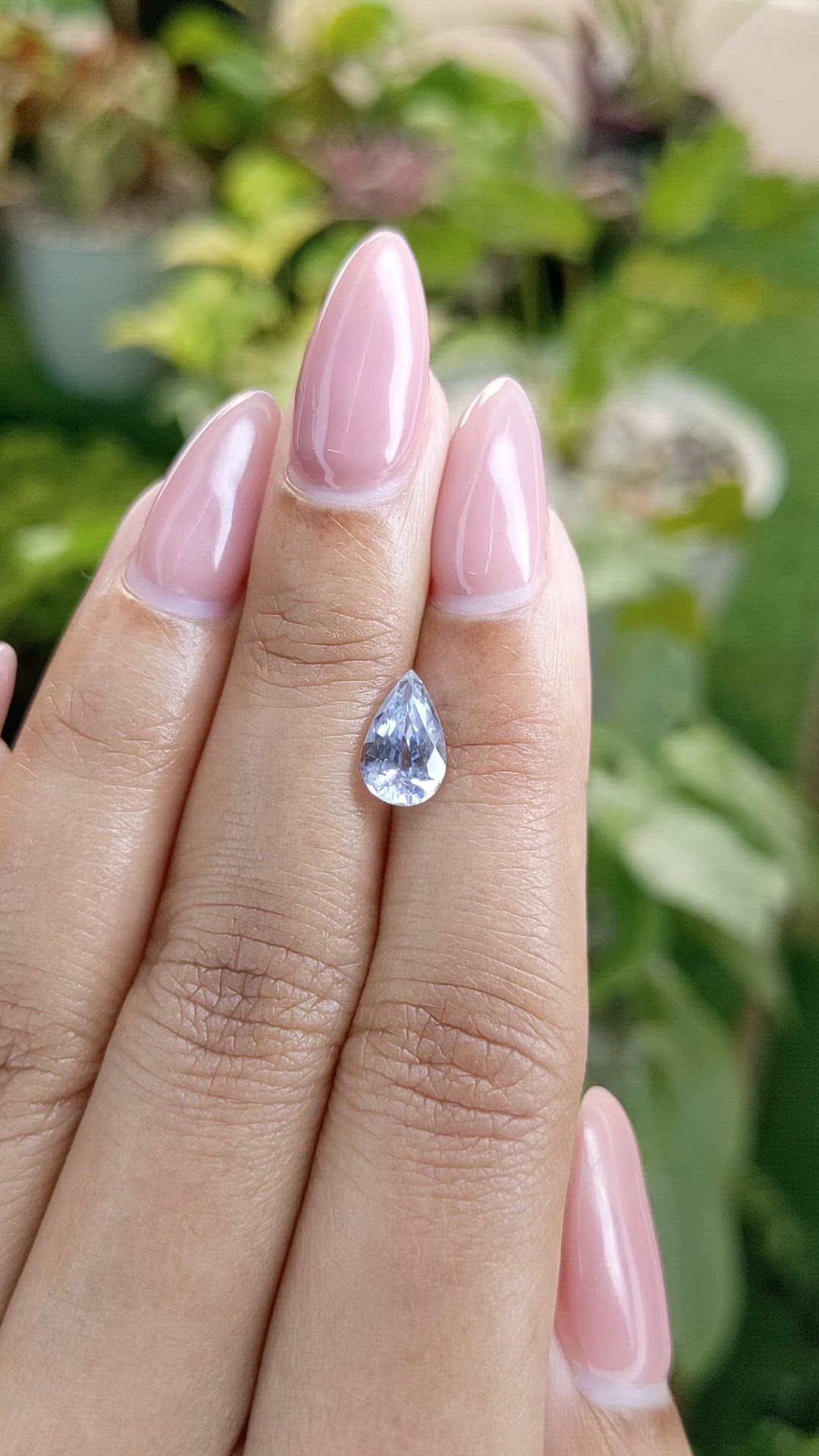 1.65 Ct. Blue Sapphire from Ceylon (Sri Lanka) Size Video