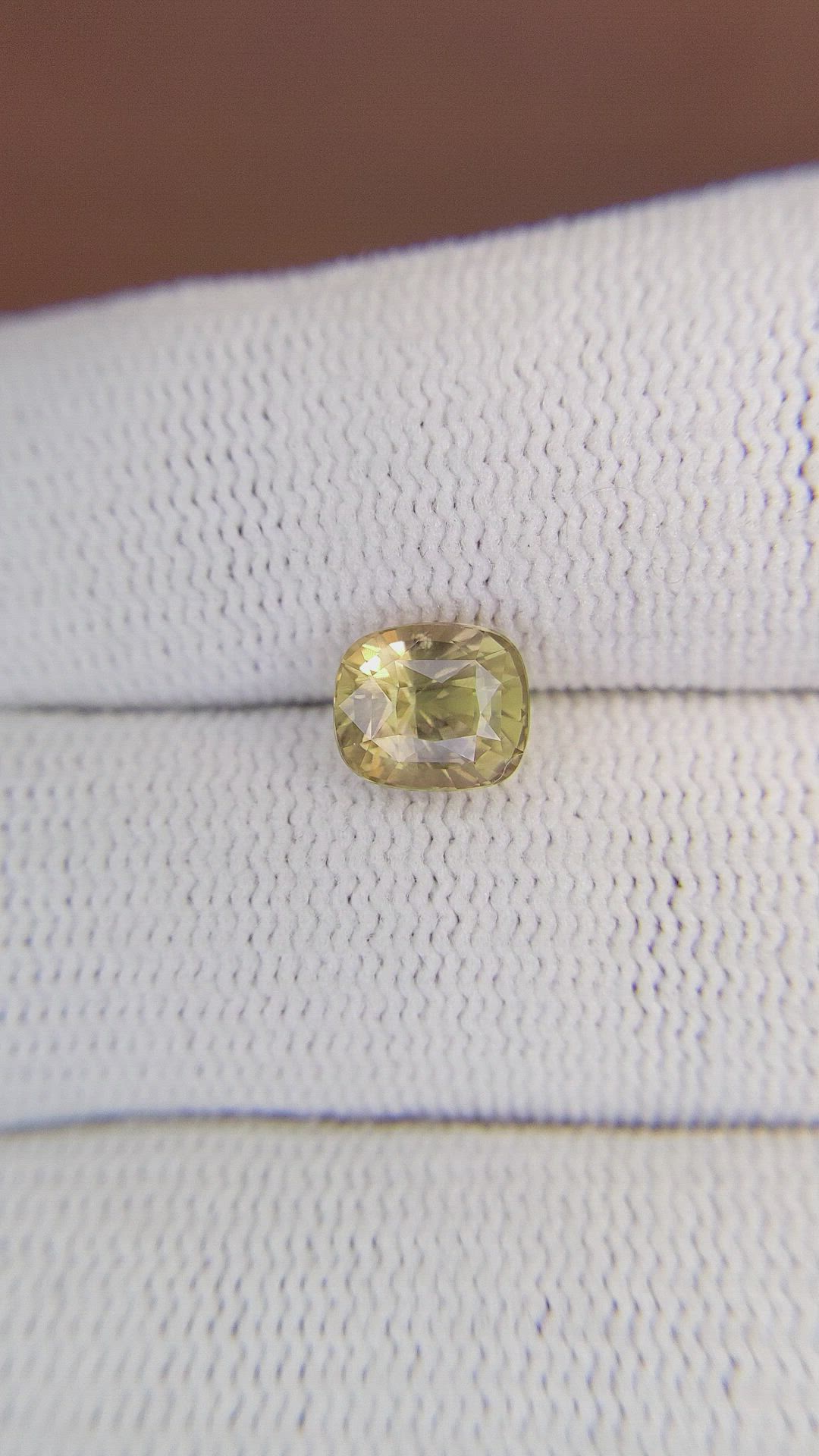 2.00 Ct. Peach Sapphire from Madagascar Size Video